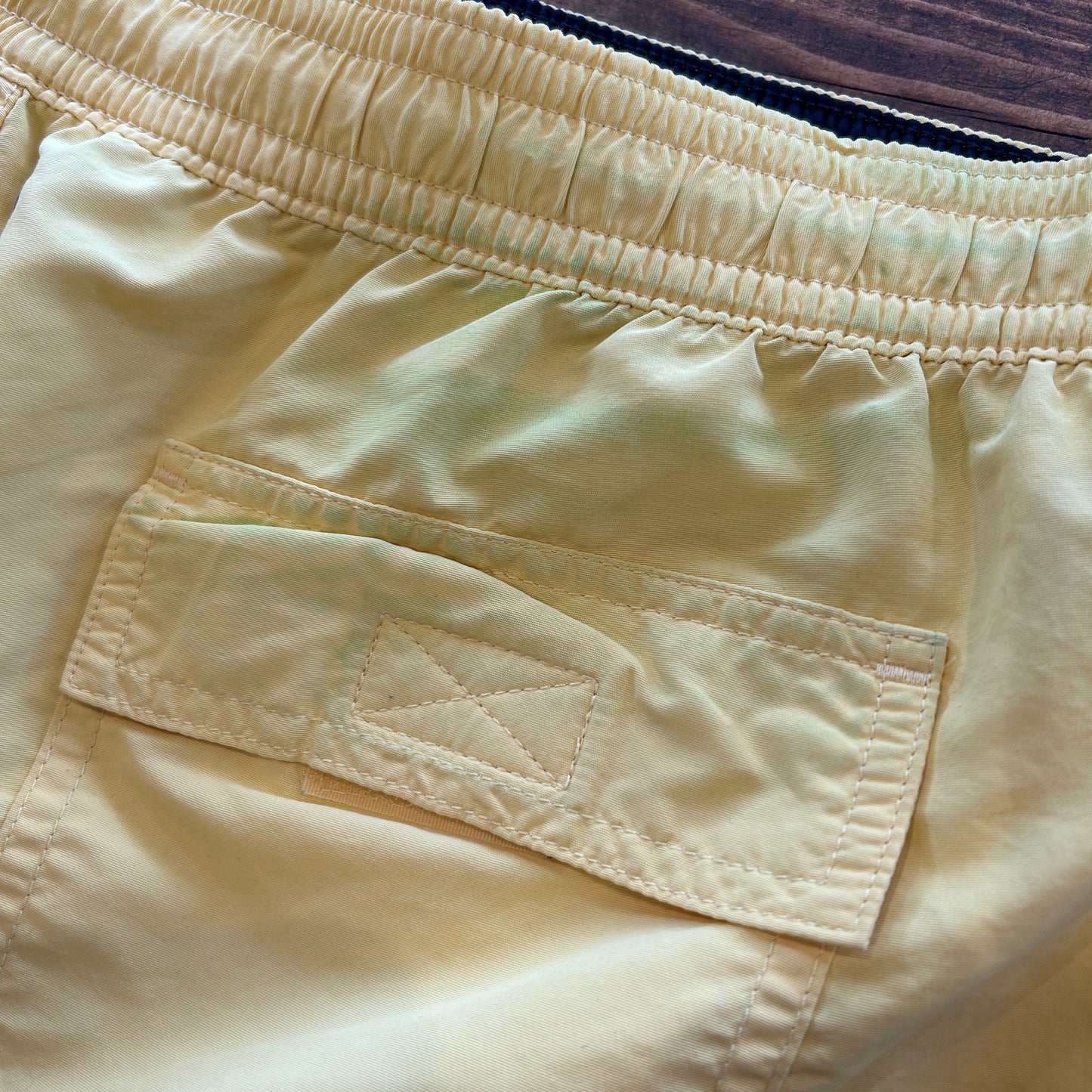 00's Polo ラルフローレン ナイロンショーツ スイムショーツ 黄色(XL)/A4425P-SO