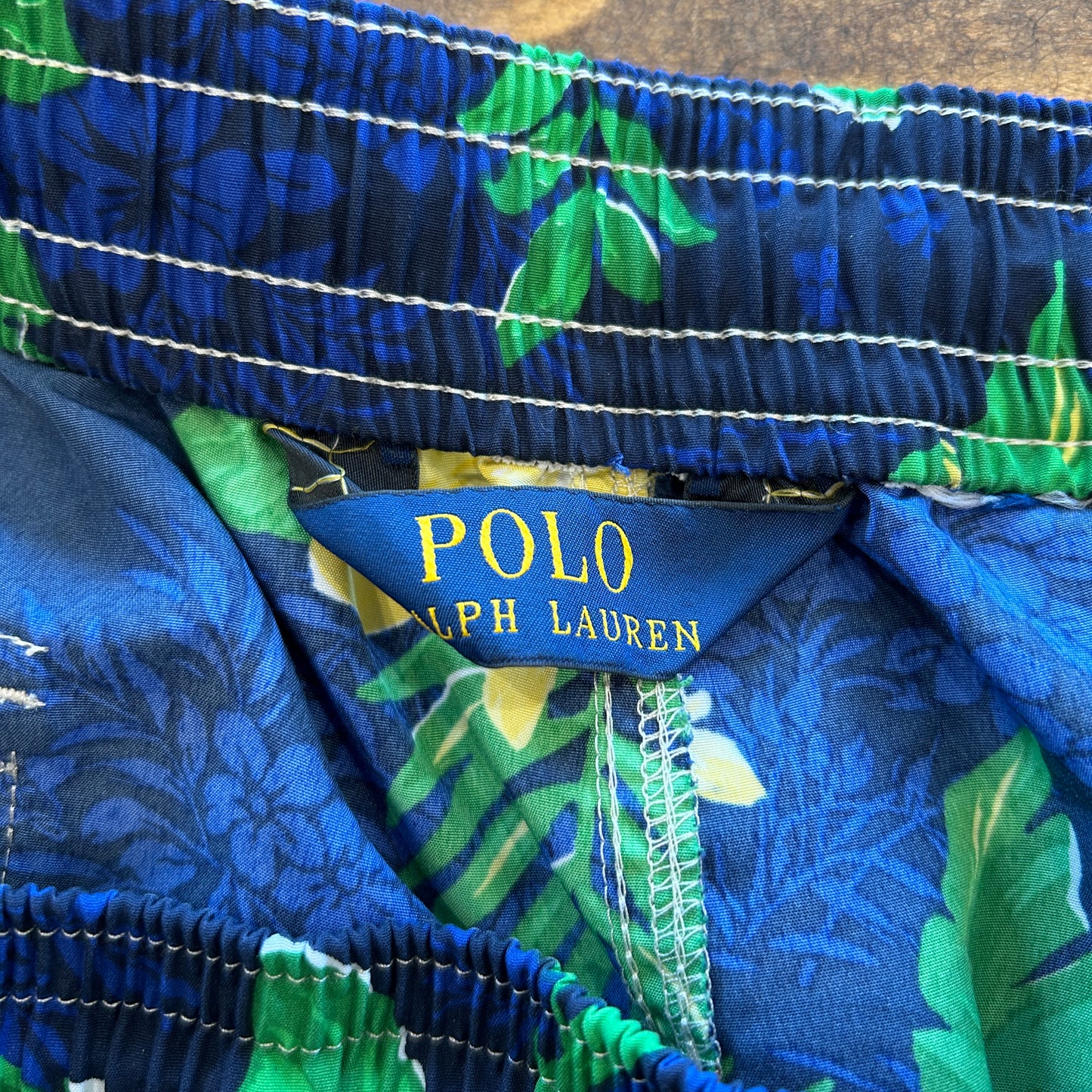 00's Polo ラルフローレン ナイロンアロハショーツ ネイビー /A4437P-SO