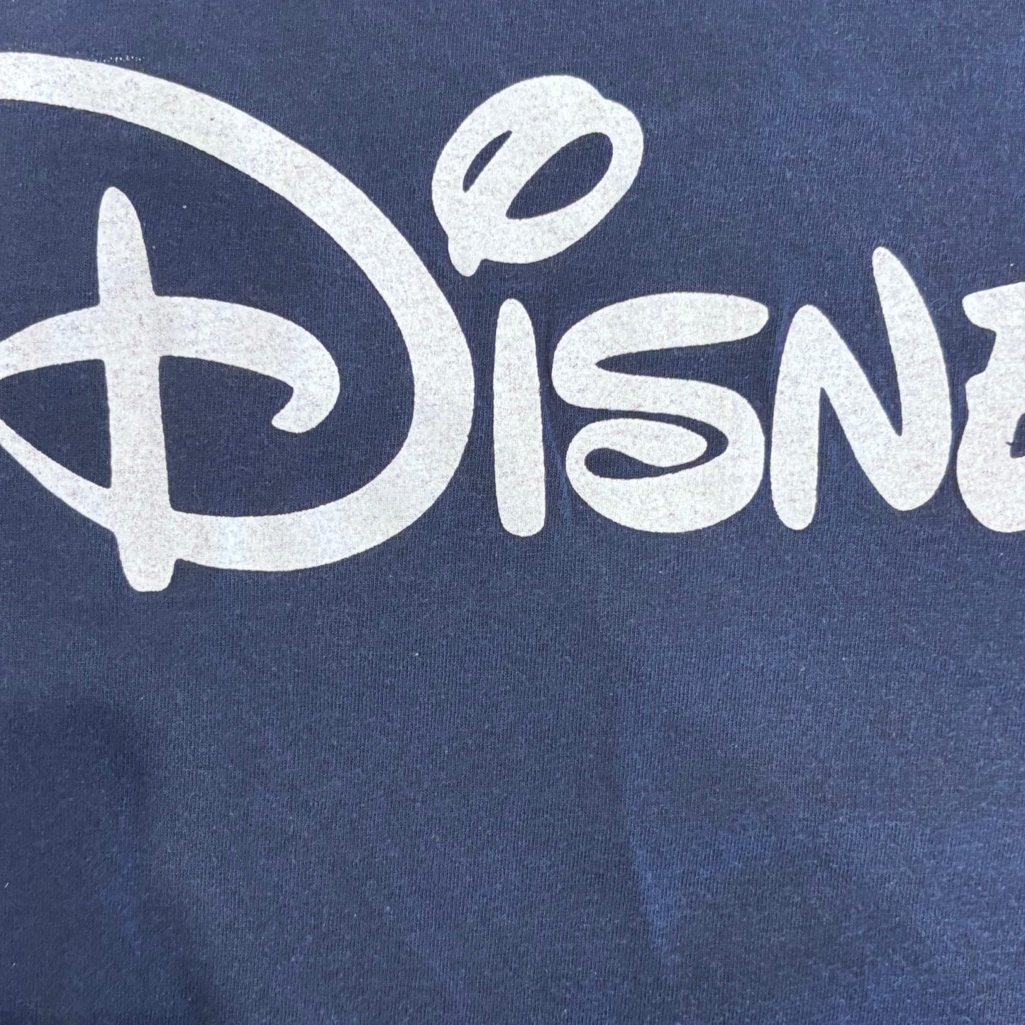 90's Disney '96 ミッキープリント ディズニーTシャツ 紺 (XL)/B2791T-SO