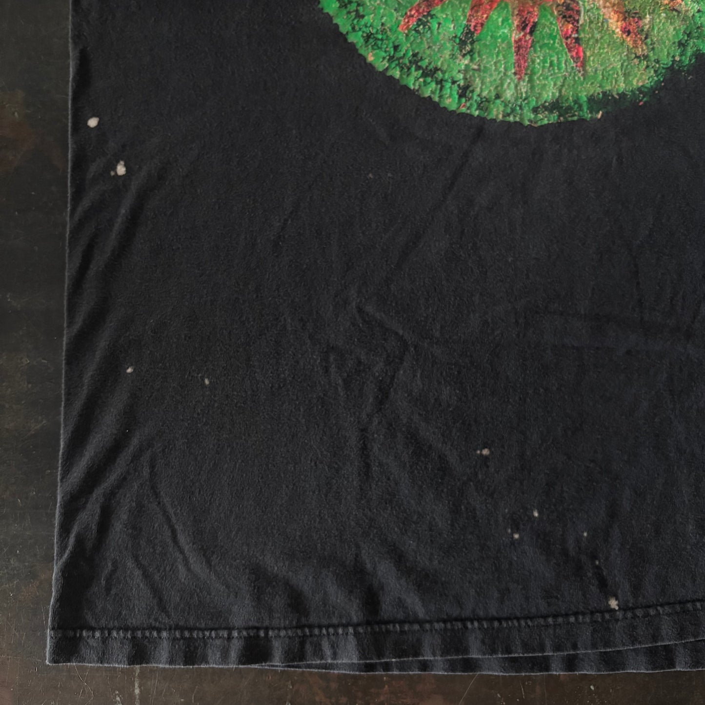 00's giant ELEVEN THUNK アートプリント バンドTシャツ 黒 XL /A7333T-SO