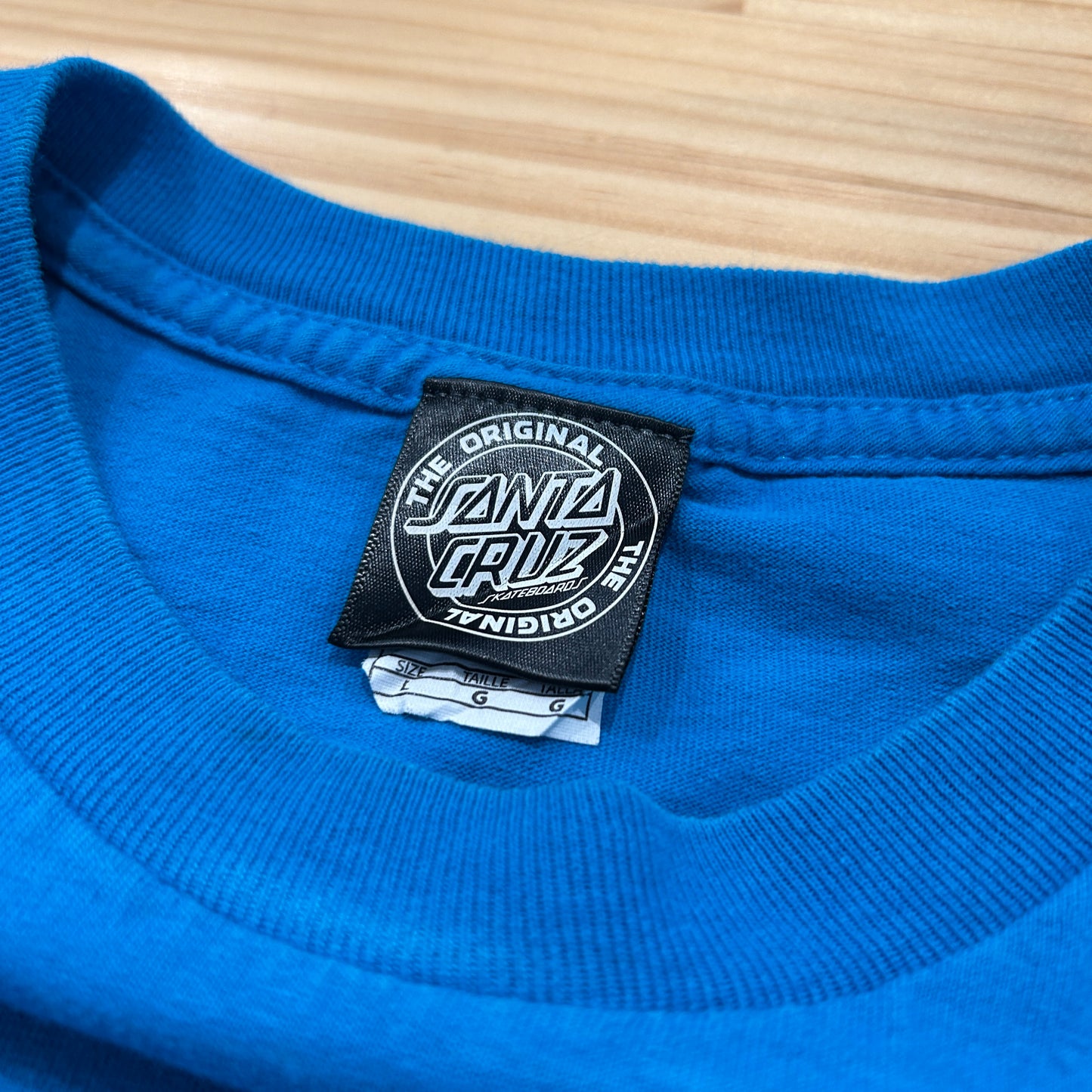 00's SANTA CRUZ logo ロゴ Tシャツ (L)/A7519T-SO