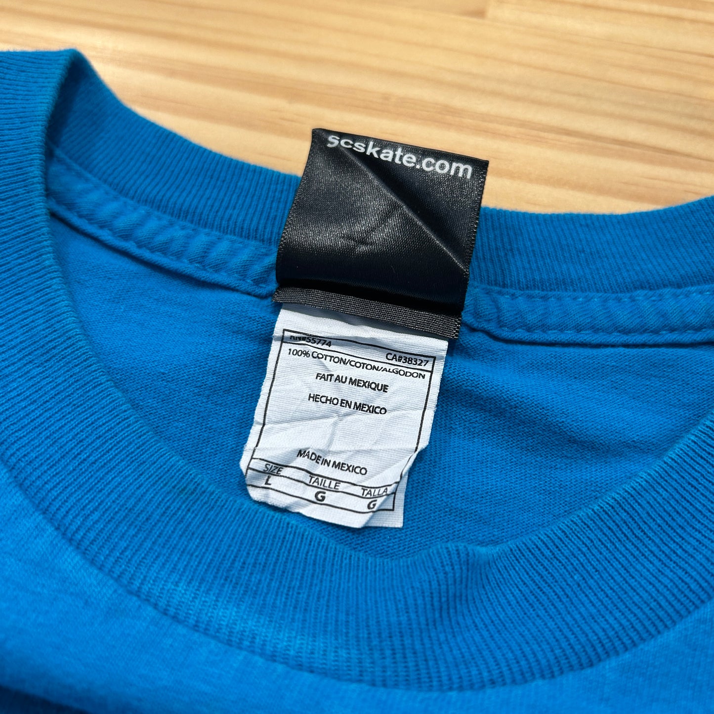 00's SANTA CRUZ logo ロゴ Tシャツ (L)/A7519T-SO