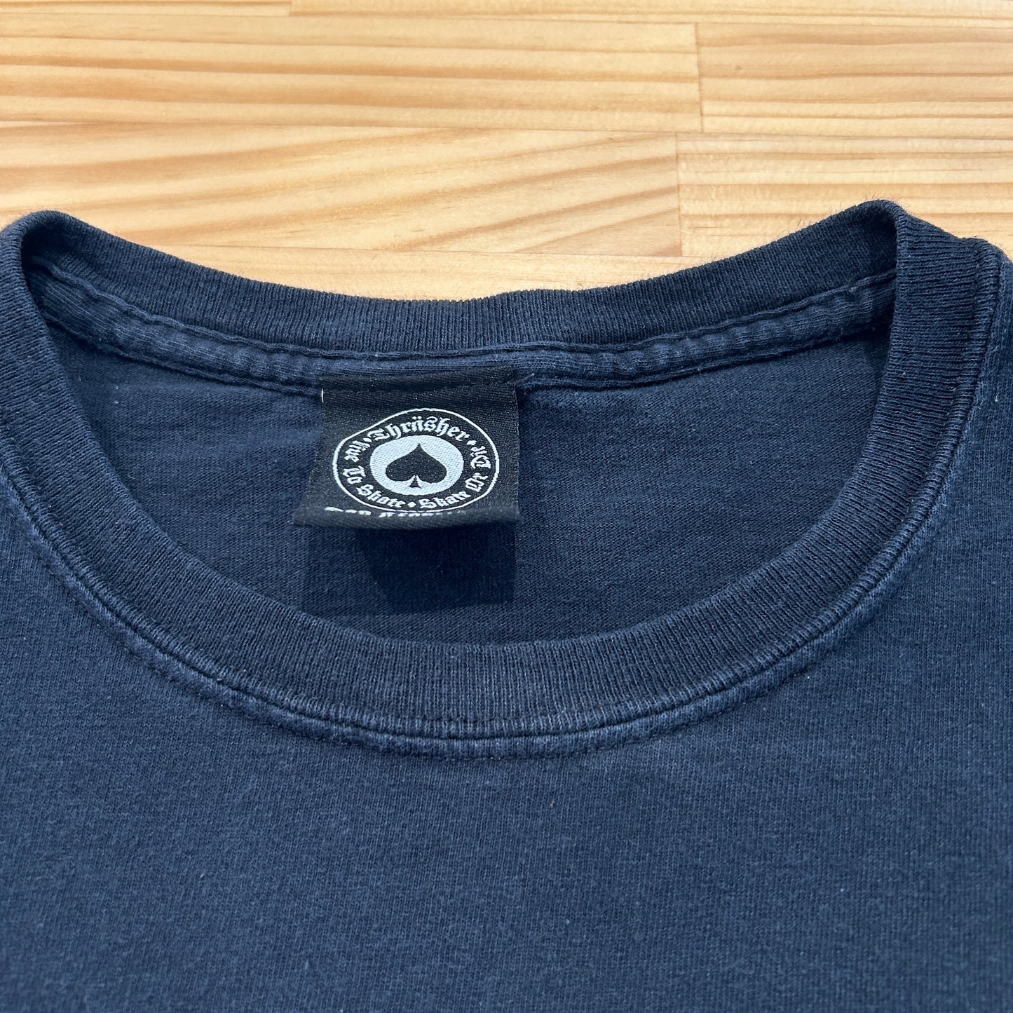 00's THRASHER "SKATEBOARD MAGAZINE" スラッシャー Tシャツ ブラック (不明)/A7520T-SO