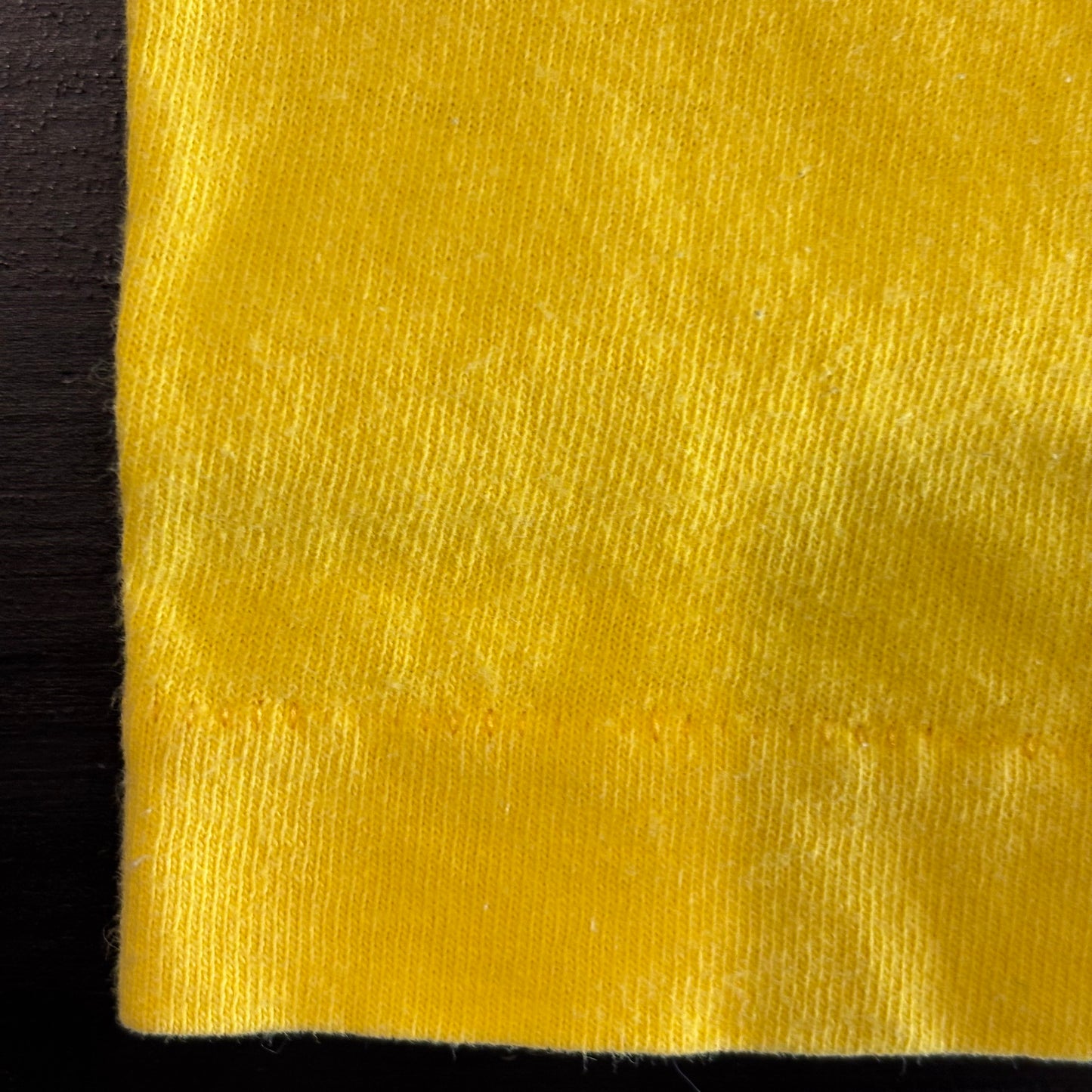 90's Fruit Of The Loom ポケットTシャツ シングルステッチ 黄 (L)/2805T-SO