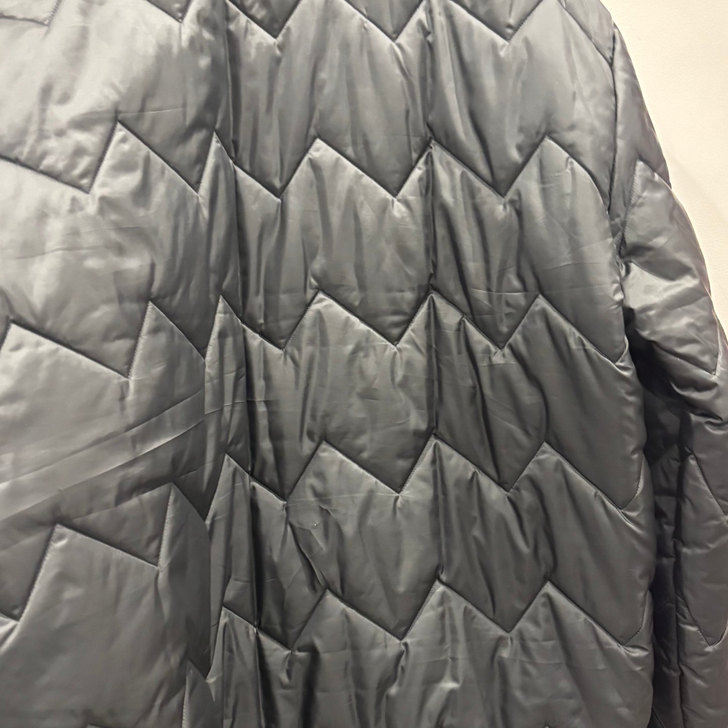 00's Adidas ダブルジップ キルティングジャケット 黒 (XL)/A9861J-SO