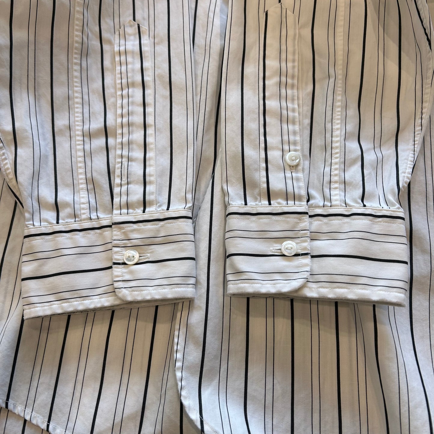 00's Polo by Ralph Lauren band collar shirt (L)/A6336SH-SO