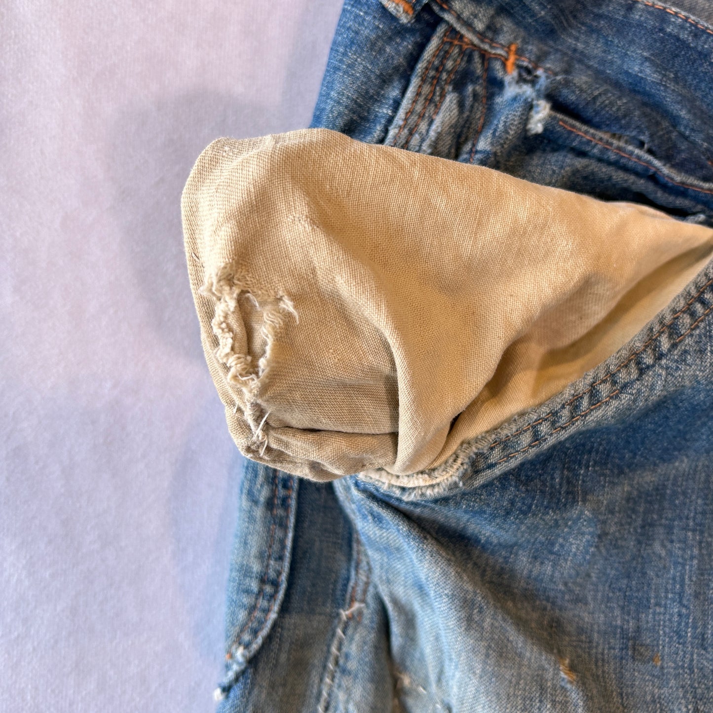 50' RED BALL デニムペインターパンツ ワークパンツ 襤褸/A9608P-SO