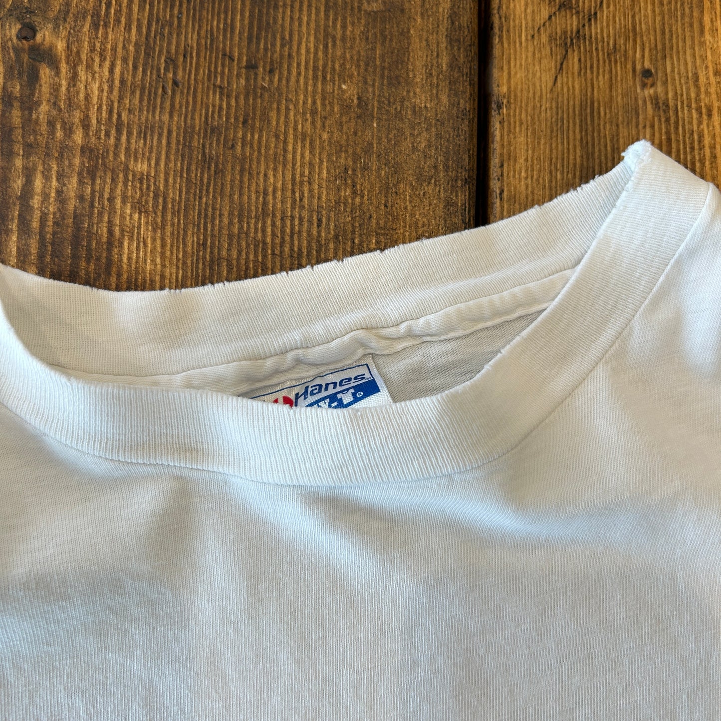 90's Hanes UNION COLLEGE イベントTシャツ アート 白(XL)/A7327T-SO