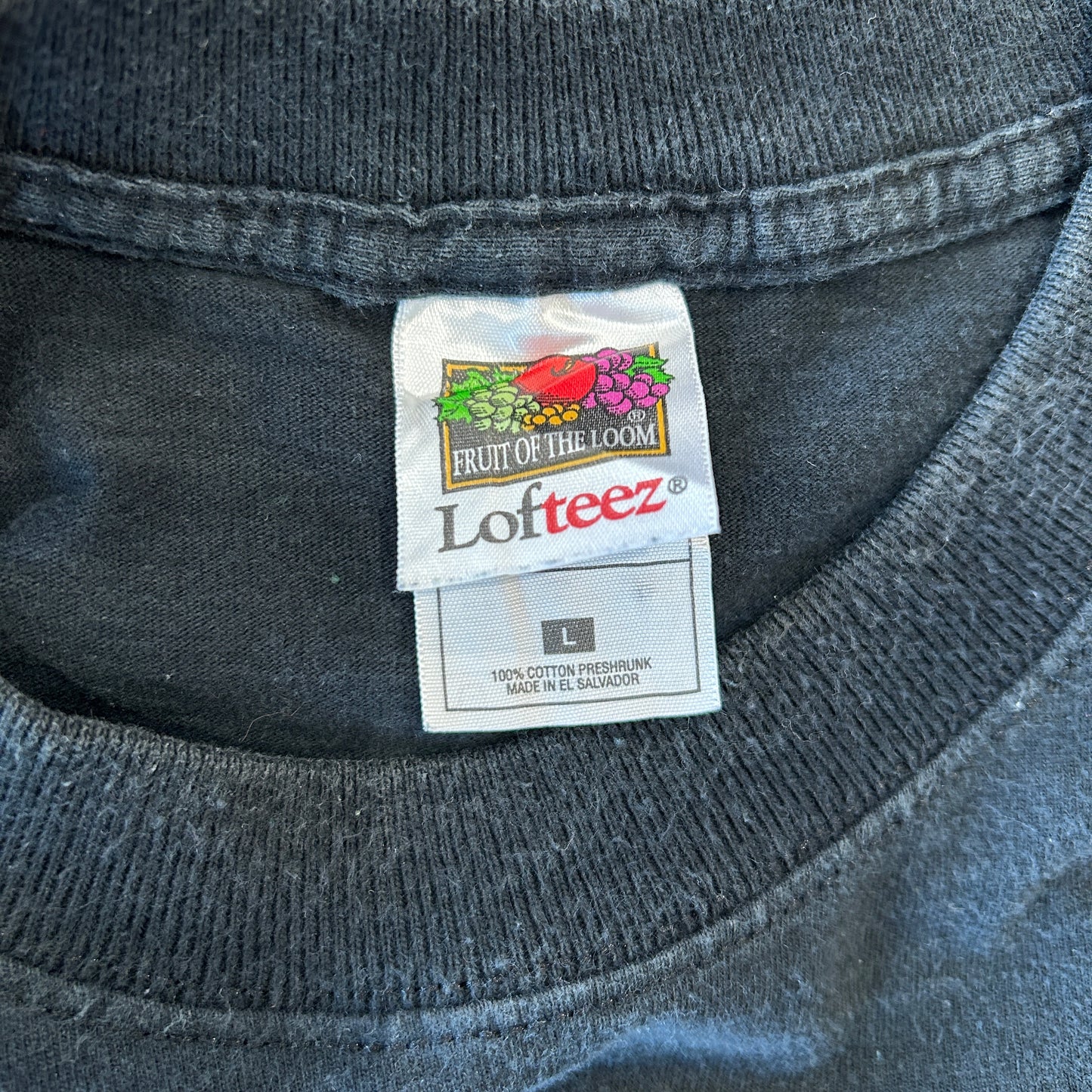 00's Fruit of The Loom IL CIRCO イタリア サーカスTシャツ 黒(XL)/A7526T-SO