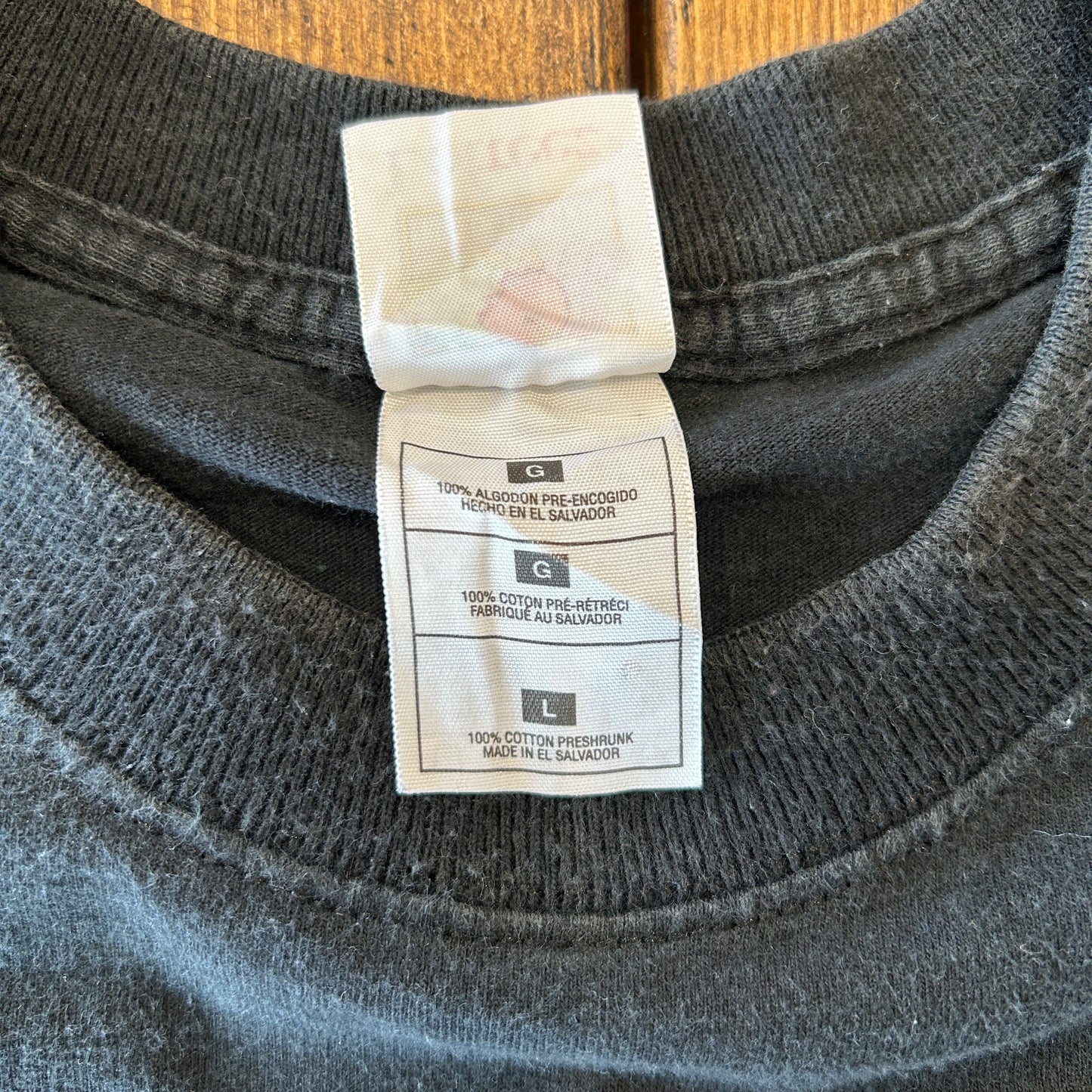 00's Fruit of The Loom IL CIRCO イタリア サーカスTシャツ 黒(XL)/A7526T-SO