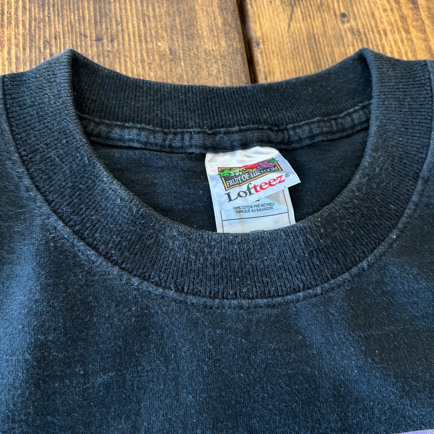 00's Fruit of The Loom IL CIRCO イタリア サーカスTシャツ 黒(XL)/A7526T-SO