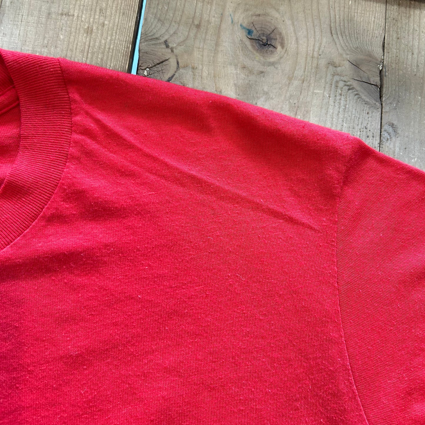 80's NIKE AIR JORDAN ウィングロゴTシャツ 赤(L)A6360T-SO