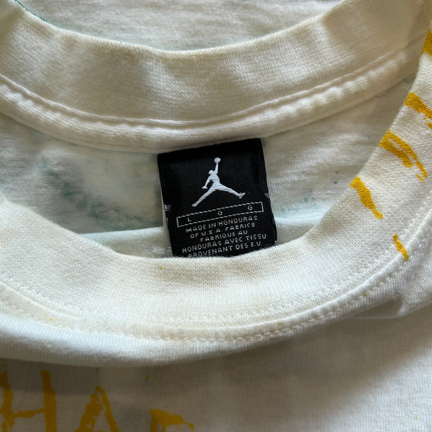 00's AIR JORDAN オールオーバープリントTシャツ (L)/A3578T-S