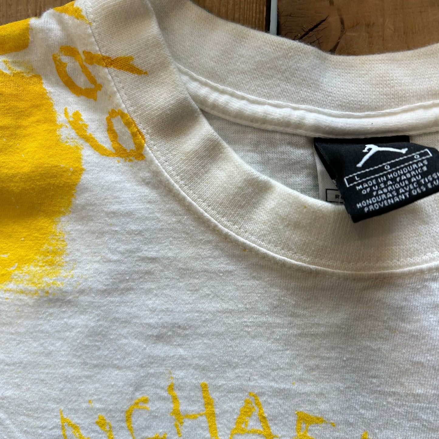 00's AIR JORDAN オールオーバープリントTシャツ (L)/A3578T-S