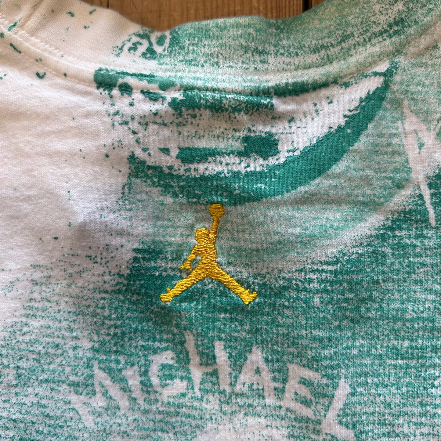 00's AIR JORDAN オールオーバープリントTシャツ (L)/A3578T-S
