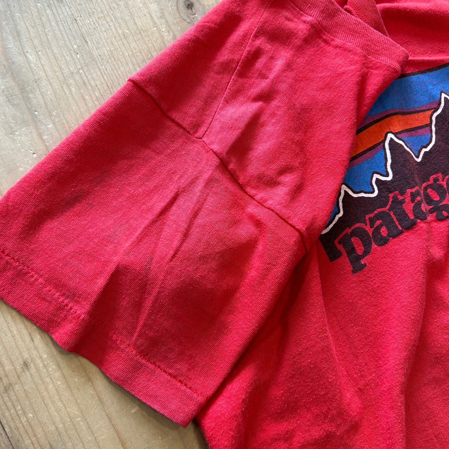 80's SCREEN STARS Patagonia ロゴT 赤(L)/A2703T-SO