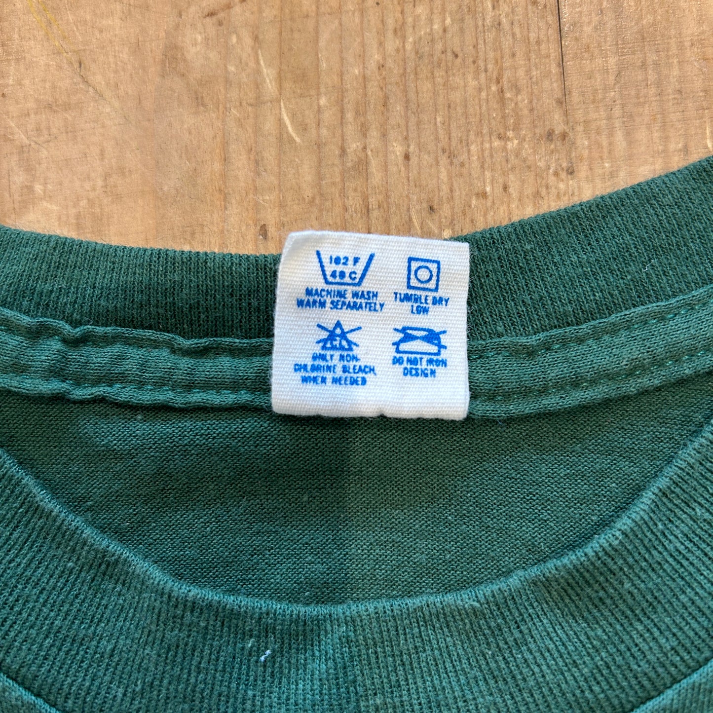 80's Champion SUNY FARMINGDALE カレッジTシャツ トリコ 緑(L)/A7306T-SO