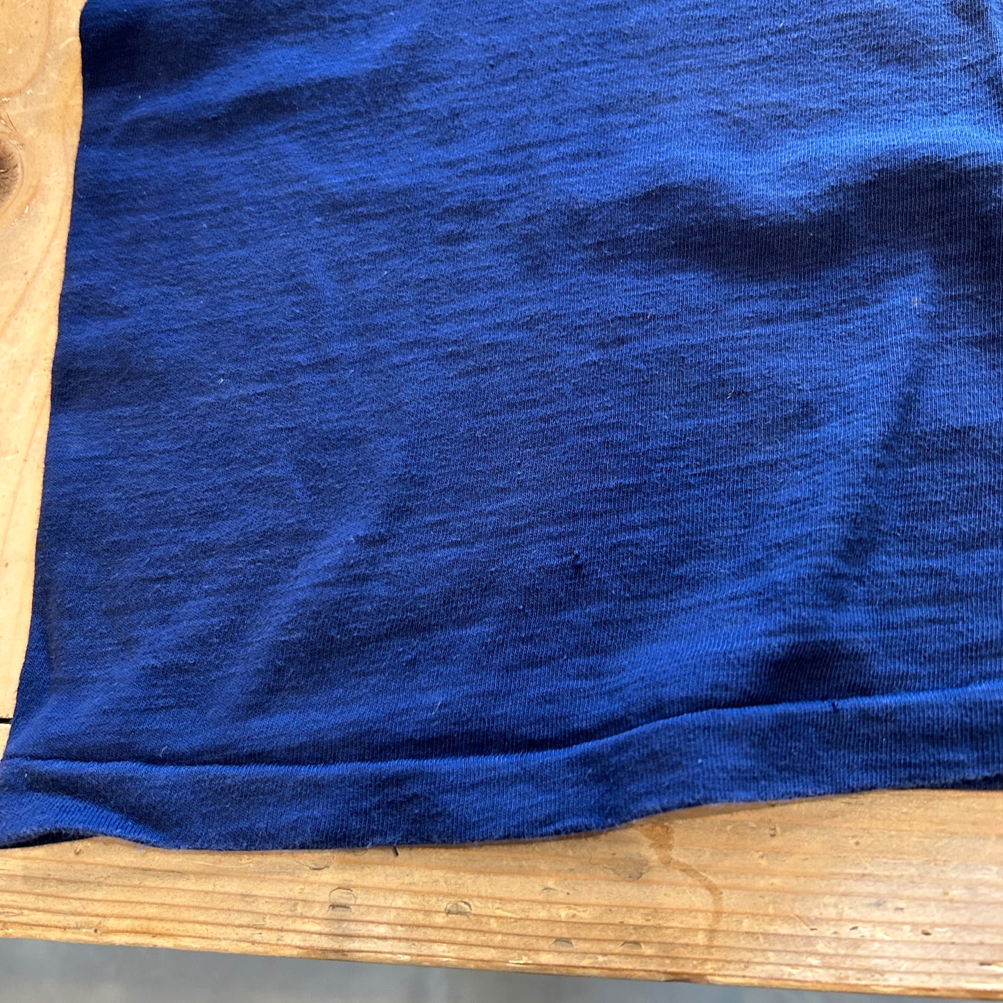 70's Champion チャンピオン バータグ トリムTシャツ リンガー 紺白(M)/A7553T-SO