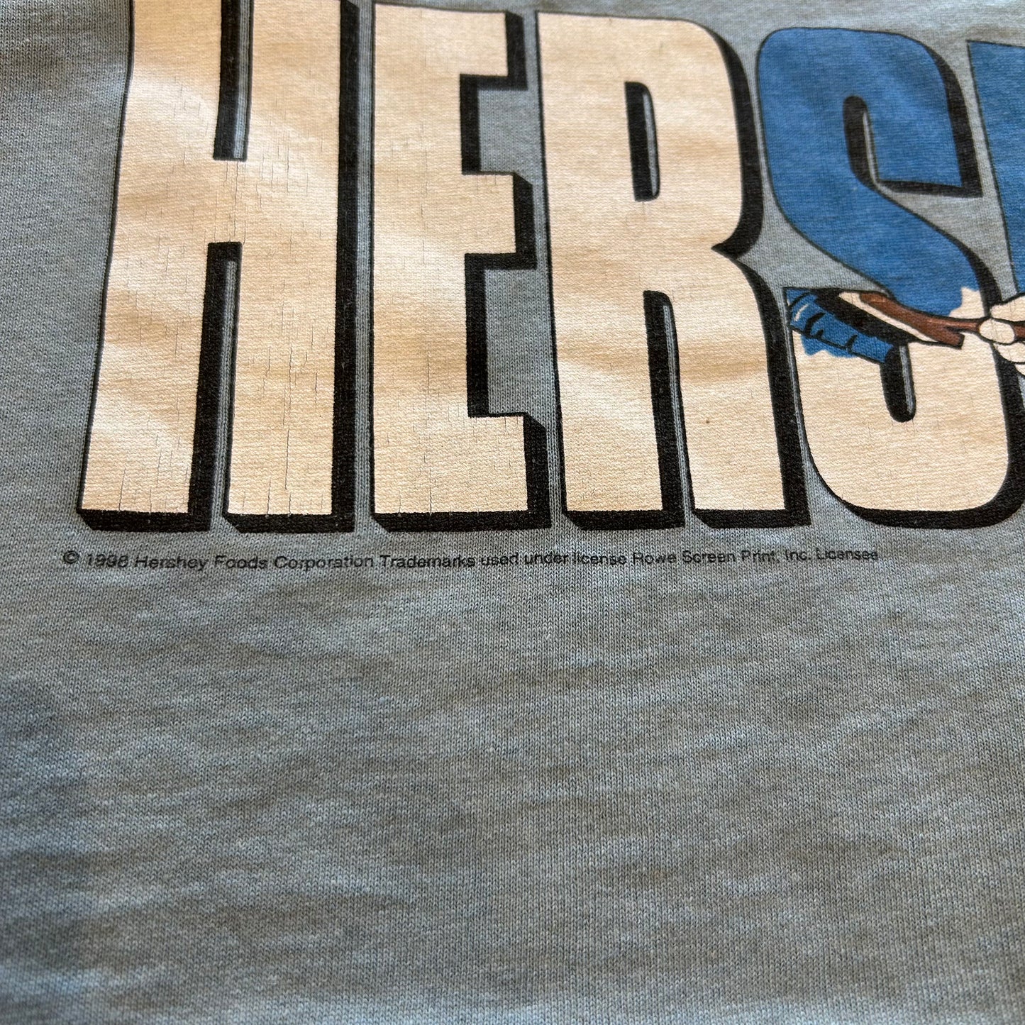 90's Hanes Hershey's Milk chocolate 企業Tシャツ 水色(XXL)/A3832T-S