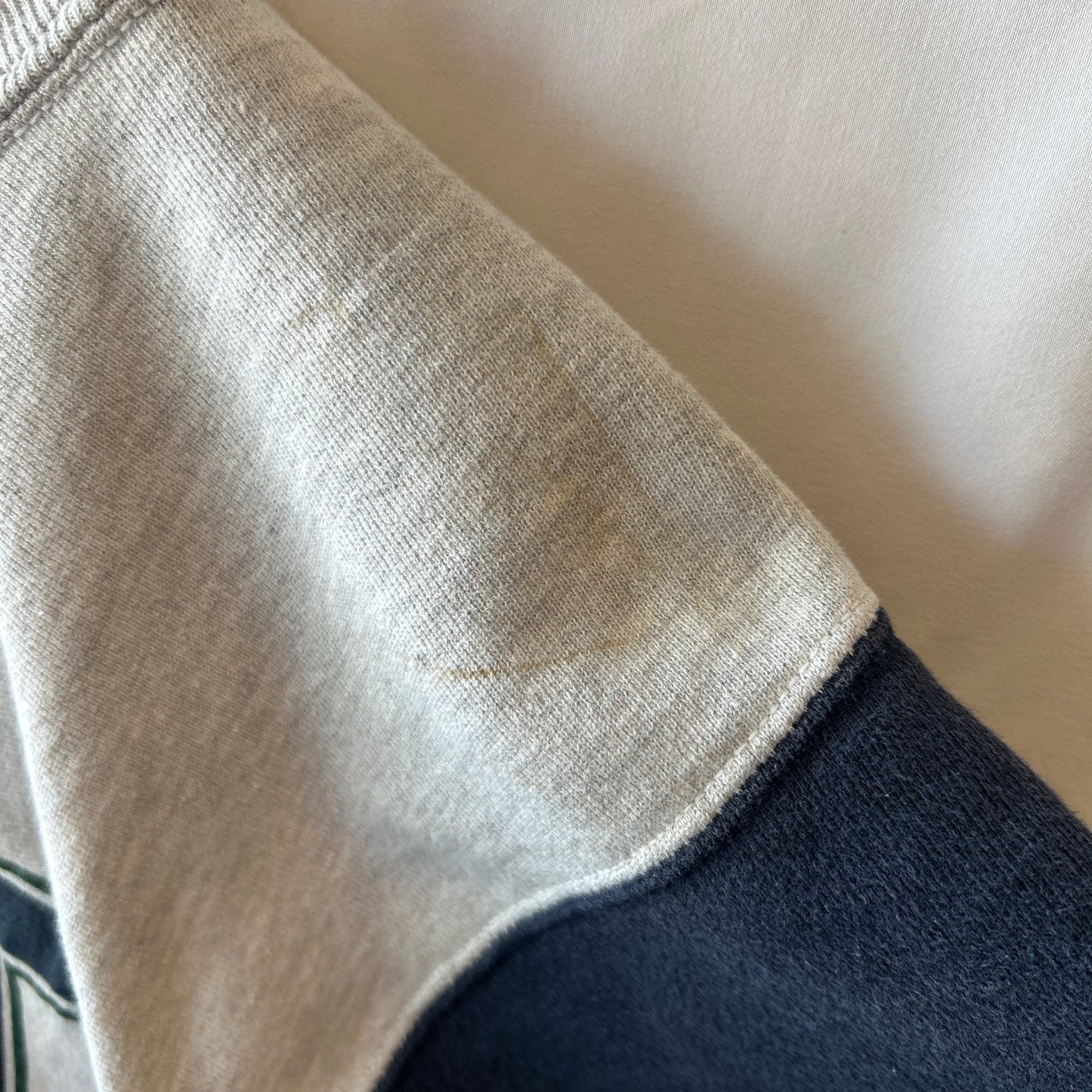 90's Champion Reverse Weave リバースウィーブ UIC 両面プリント カレッジスウェット クレイジーパターン (XL)/A8604R-SO