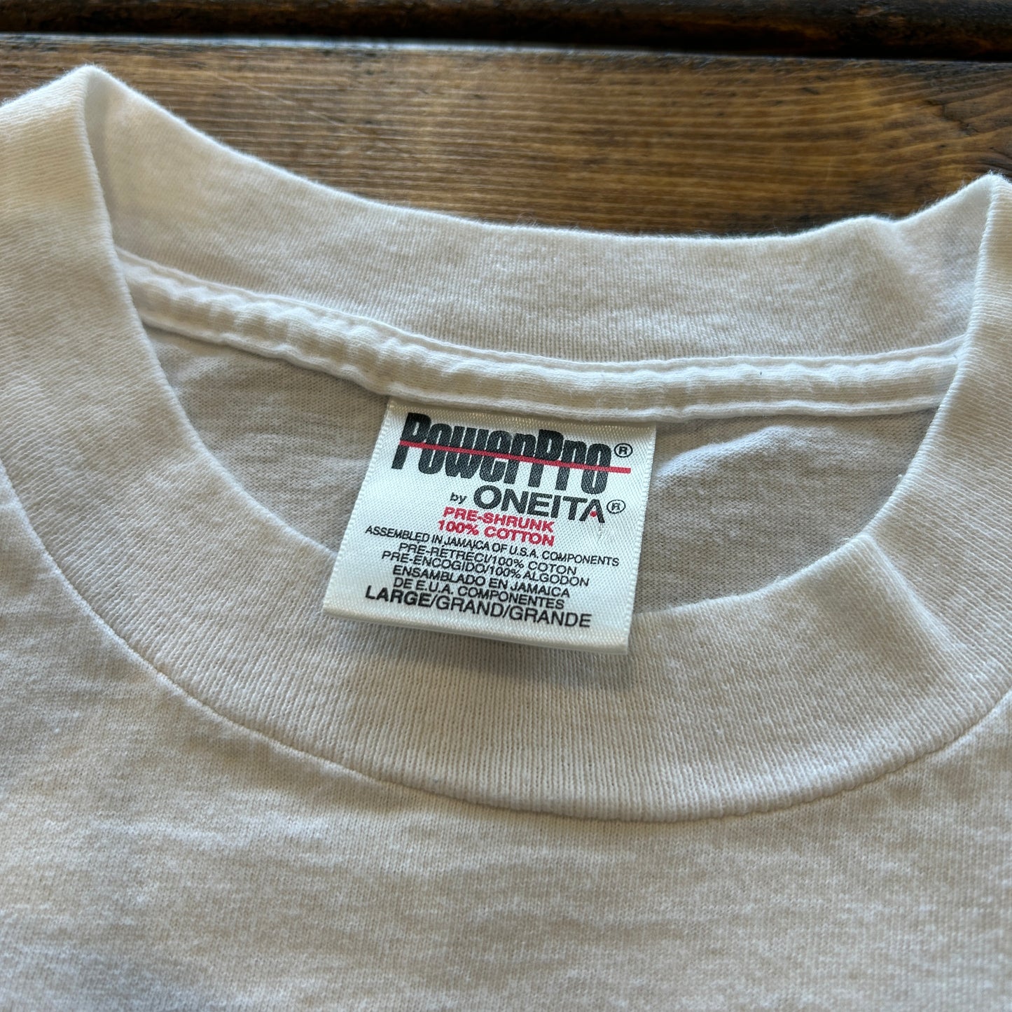 00's ONEITA "BOEING" ボーイング 地球 企業Tシャツ ホワイト (L)/A7557T-SO