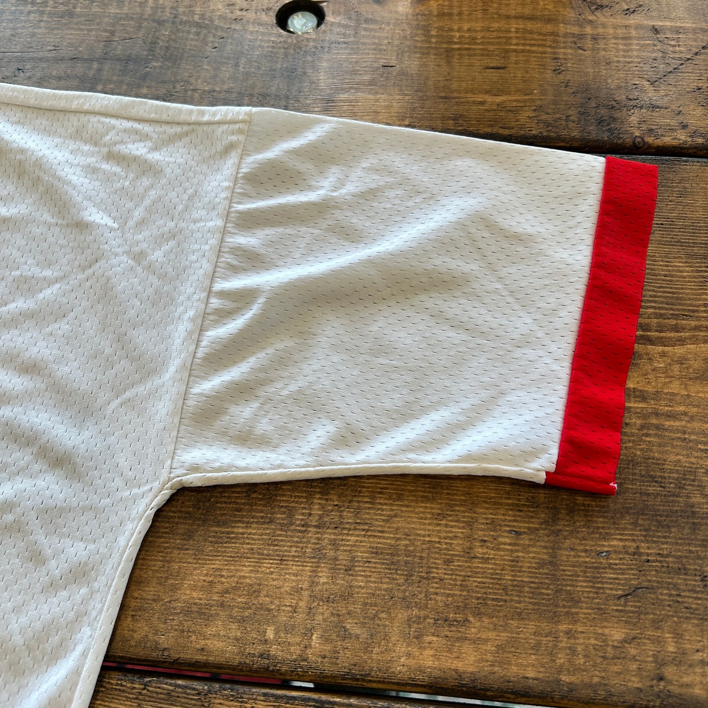 70's champion "HERITAGE STAFF" Tシャツ ホワイト (44)/A7560T-SO