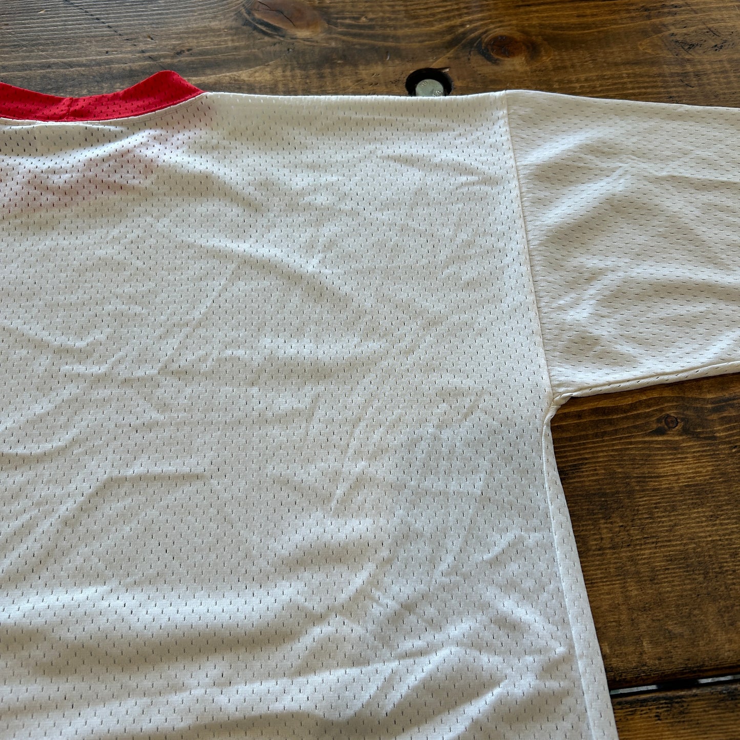 70's champion "HERITAGE STAFF" Tシャツ ホワイト (44)/A7560T-SO
