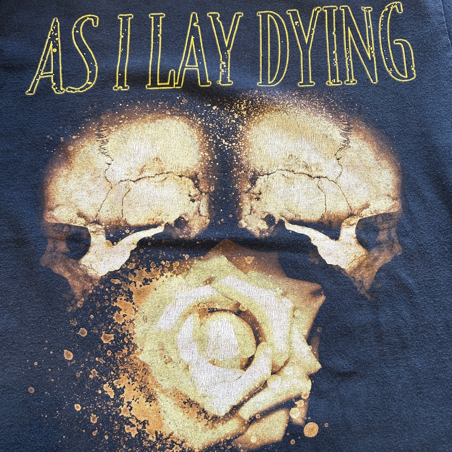00's AS I LAY DYING アズ・アイ・レイ・ダイング アルバムジャケット バンドTシャツ 黒(L)/A7614T-SO