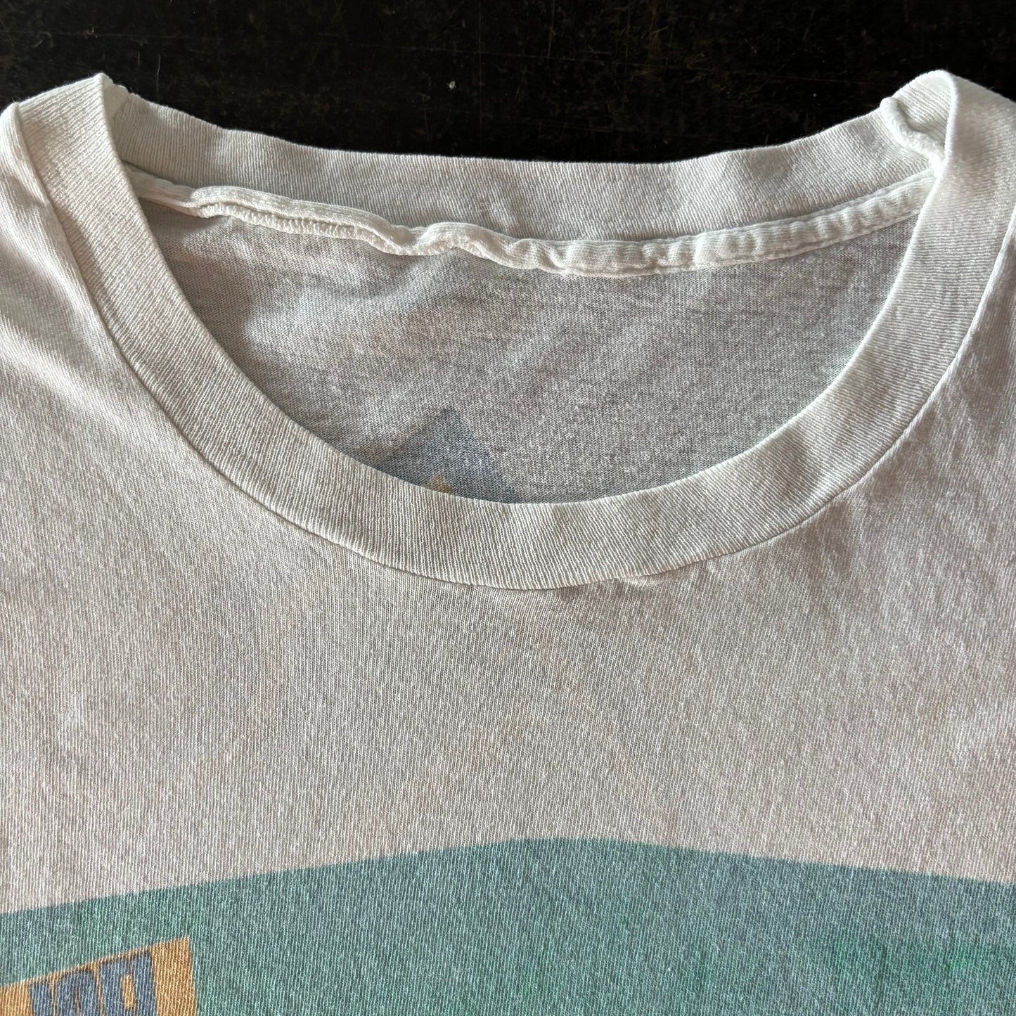 90's BILLY JOEL STORM FRONT 1990 ツアーTシャツ 白 サイズ不明 /A7505T-SO