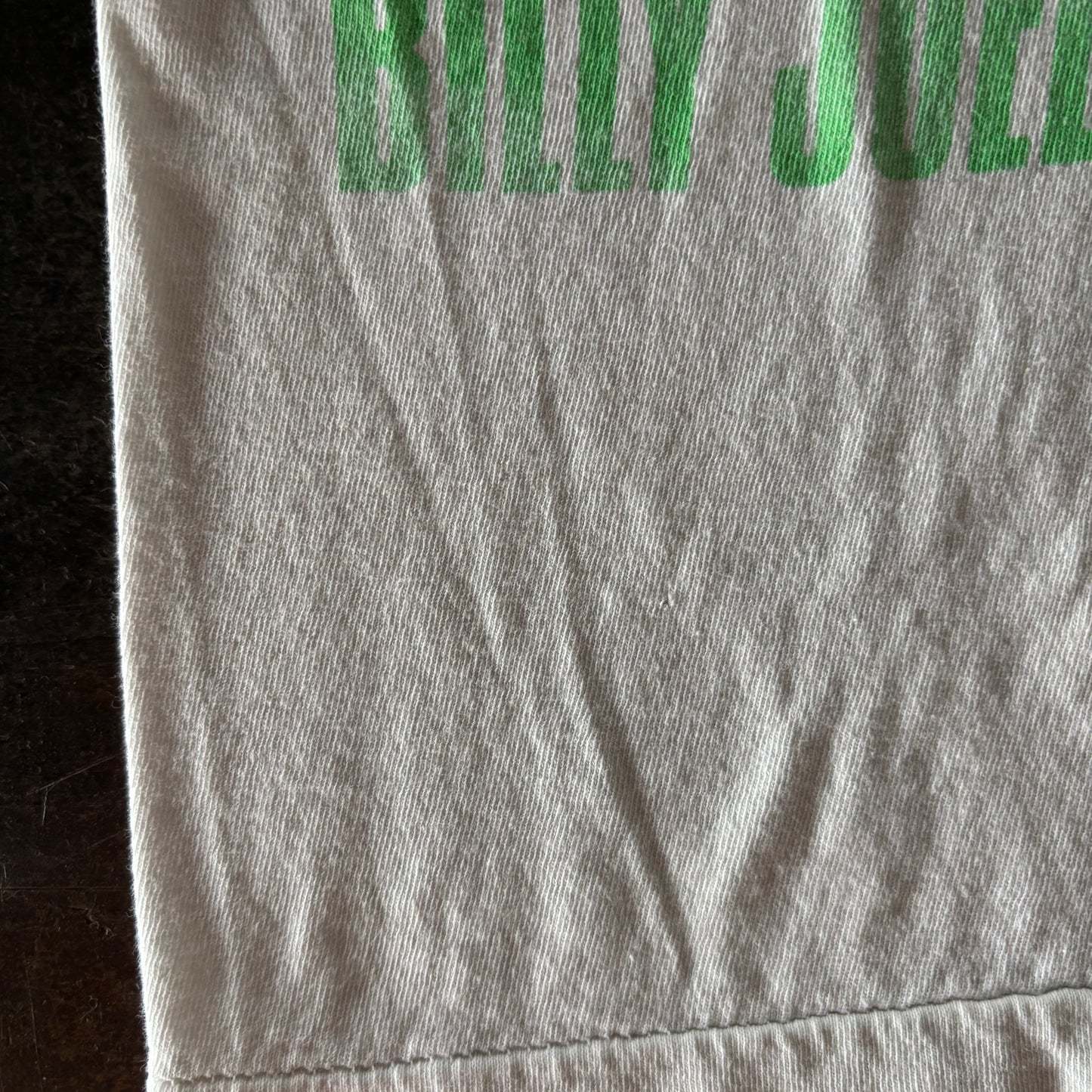 90's BILLY JOEL STORM FRONT 1990 ツアーTシャツ 白 サイズ不明 /A7505T-SO