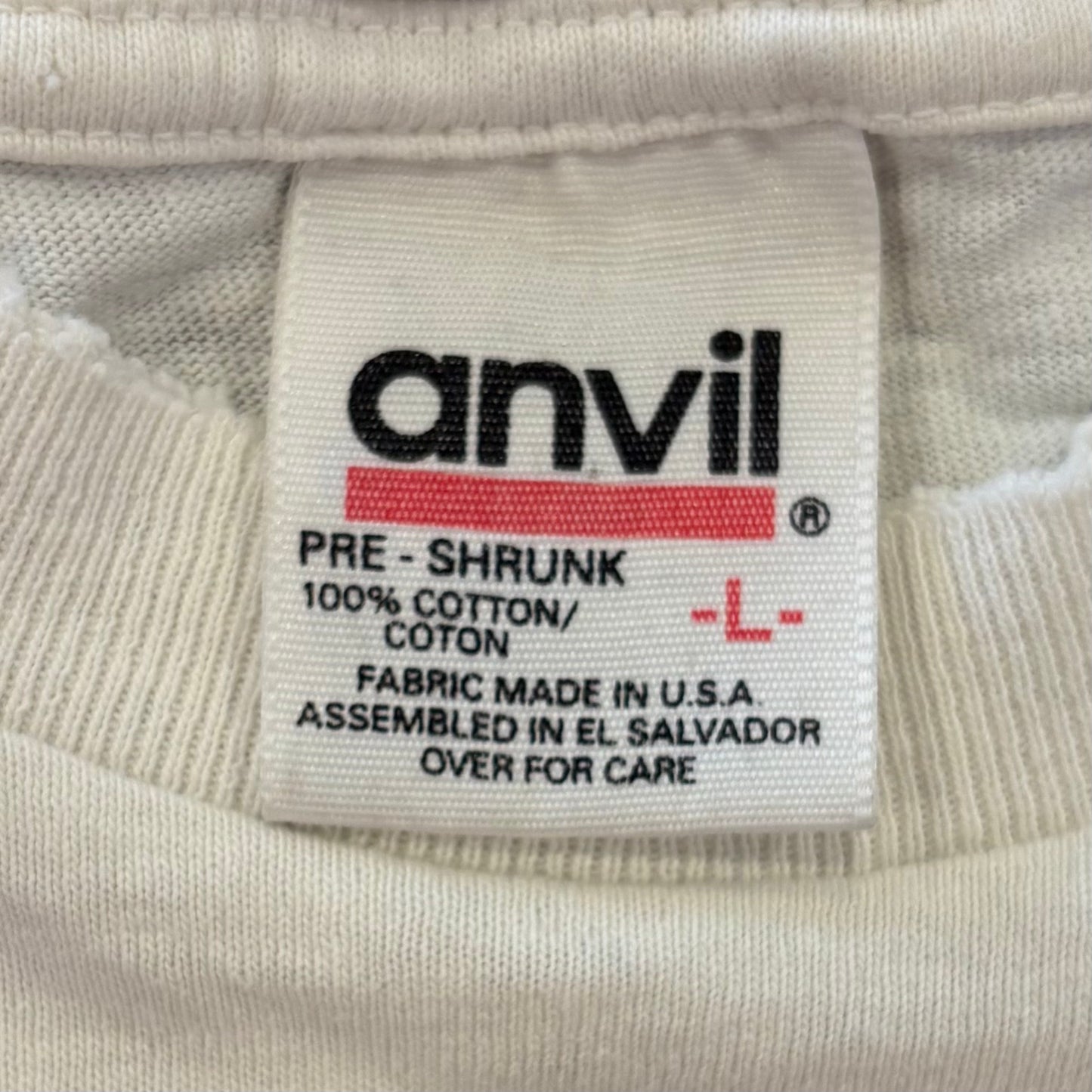 90's anvil PEARL JAM 1998 YIELD TOUR プリントTシャツ 白 L /A7503T-SO