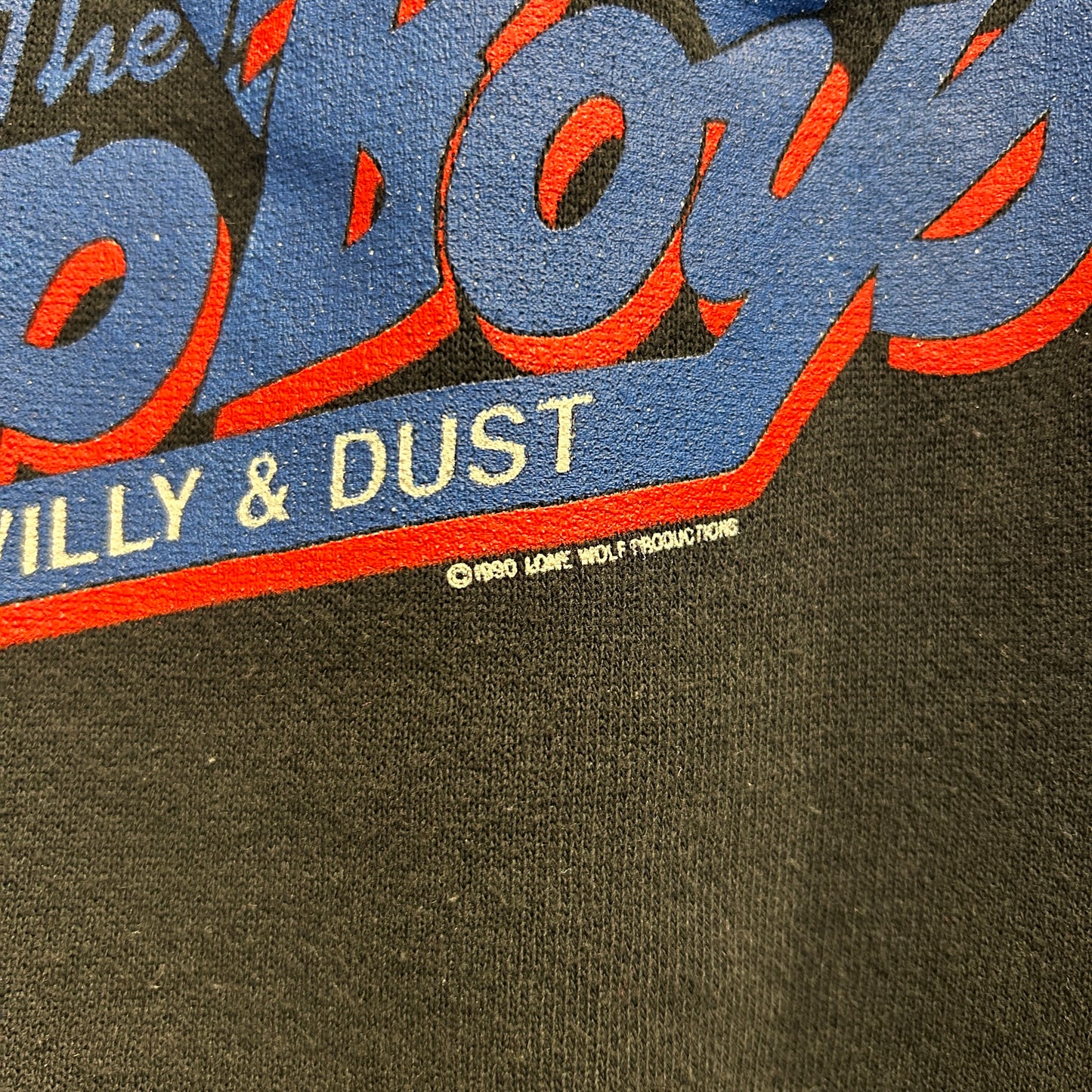 90's Tultex ZZ TOP "The Top Boys"プリントスウェット バンド ブラック(L)/B1719S-SO