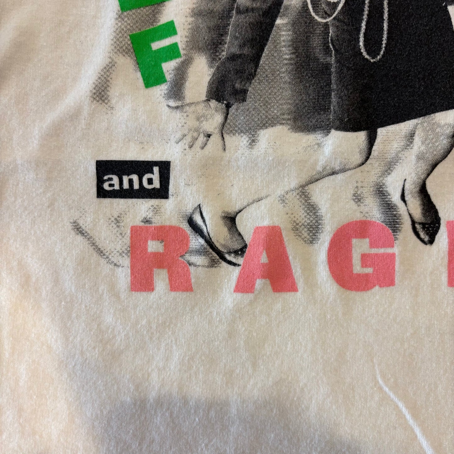 00's MRS.SMITH GRIEF and RAGE! プリントTシャツ 白 サイズ不明 /A6832T-SO