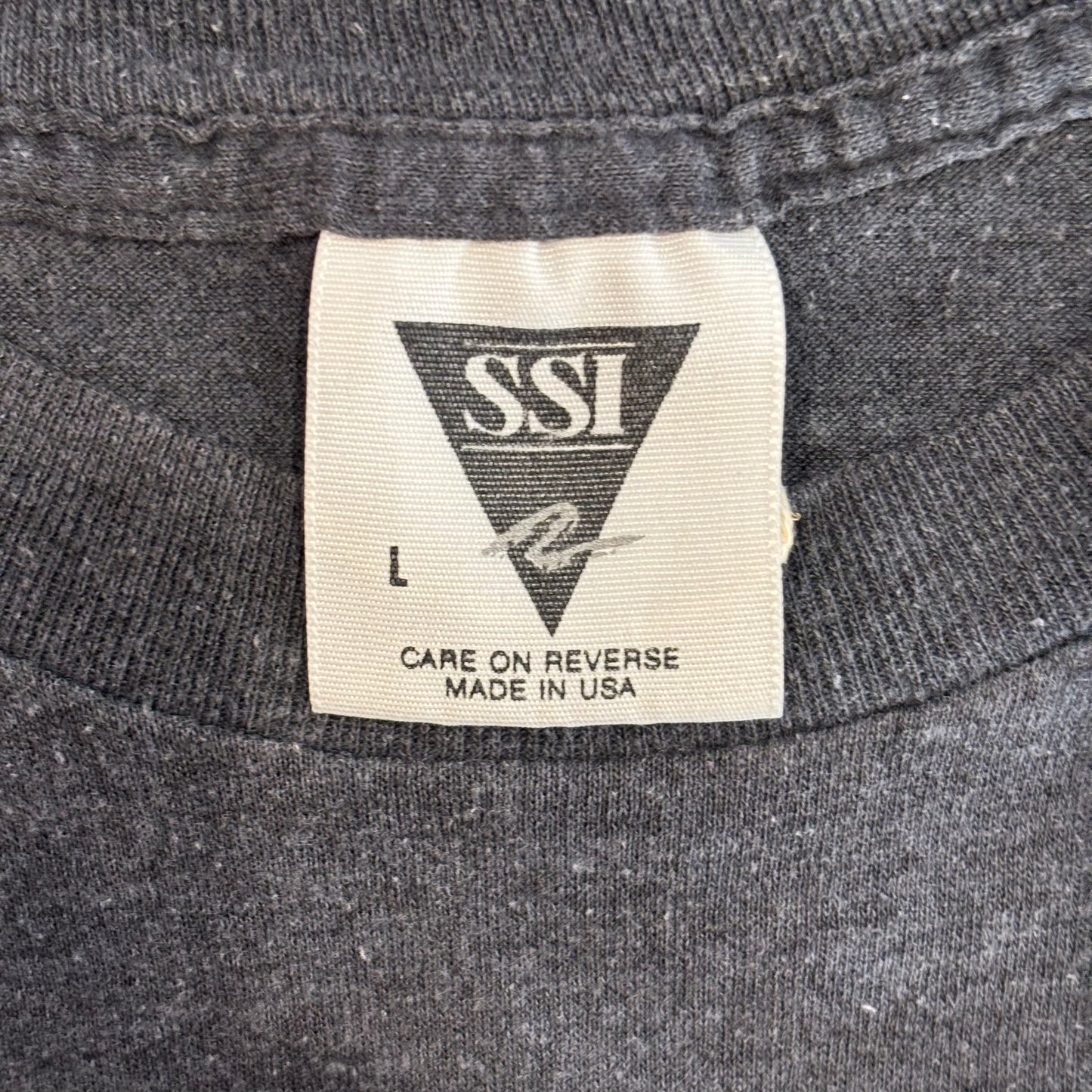 80's SSI Harley-Davidson BORN TO BE WILD ハーレーTシャツ シングルステッチ 黒 (L)/A4269T-SO
