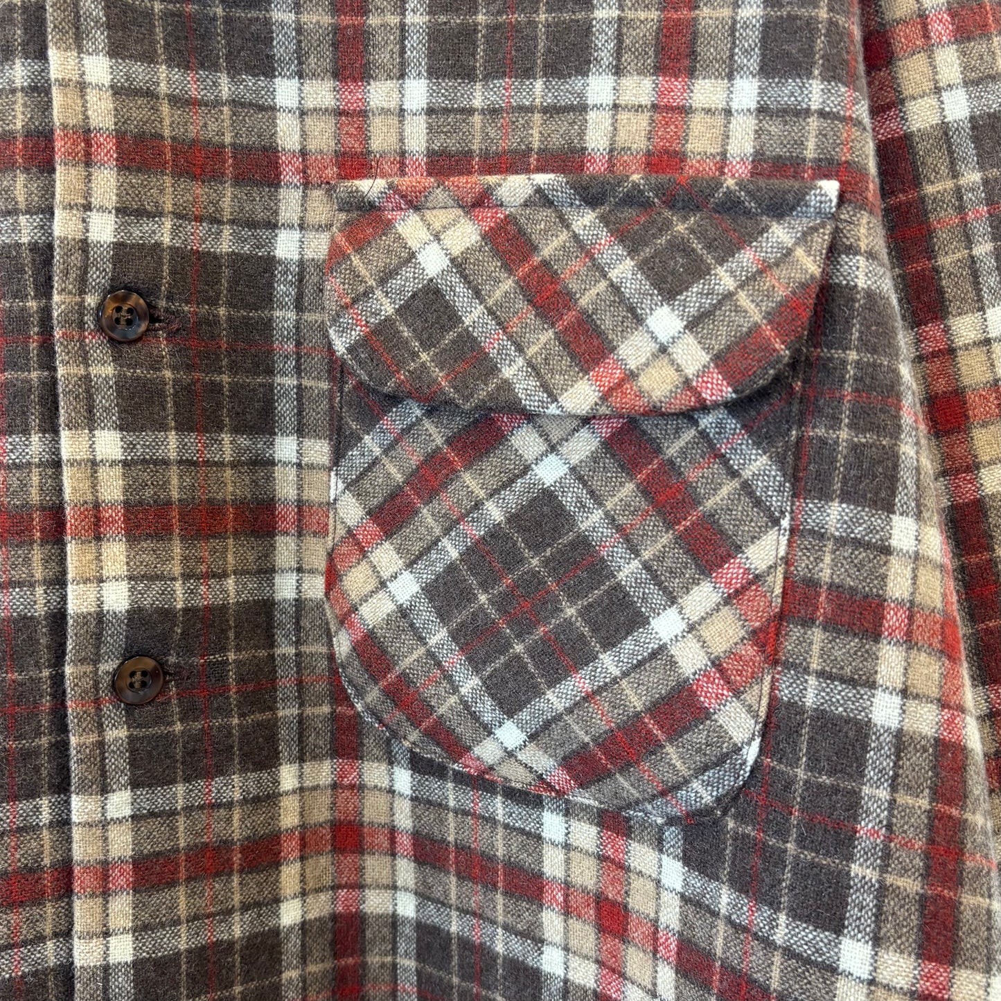 70’s PENDLETON ボードシャツ ブラウン (L)/A1650SH-SO