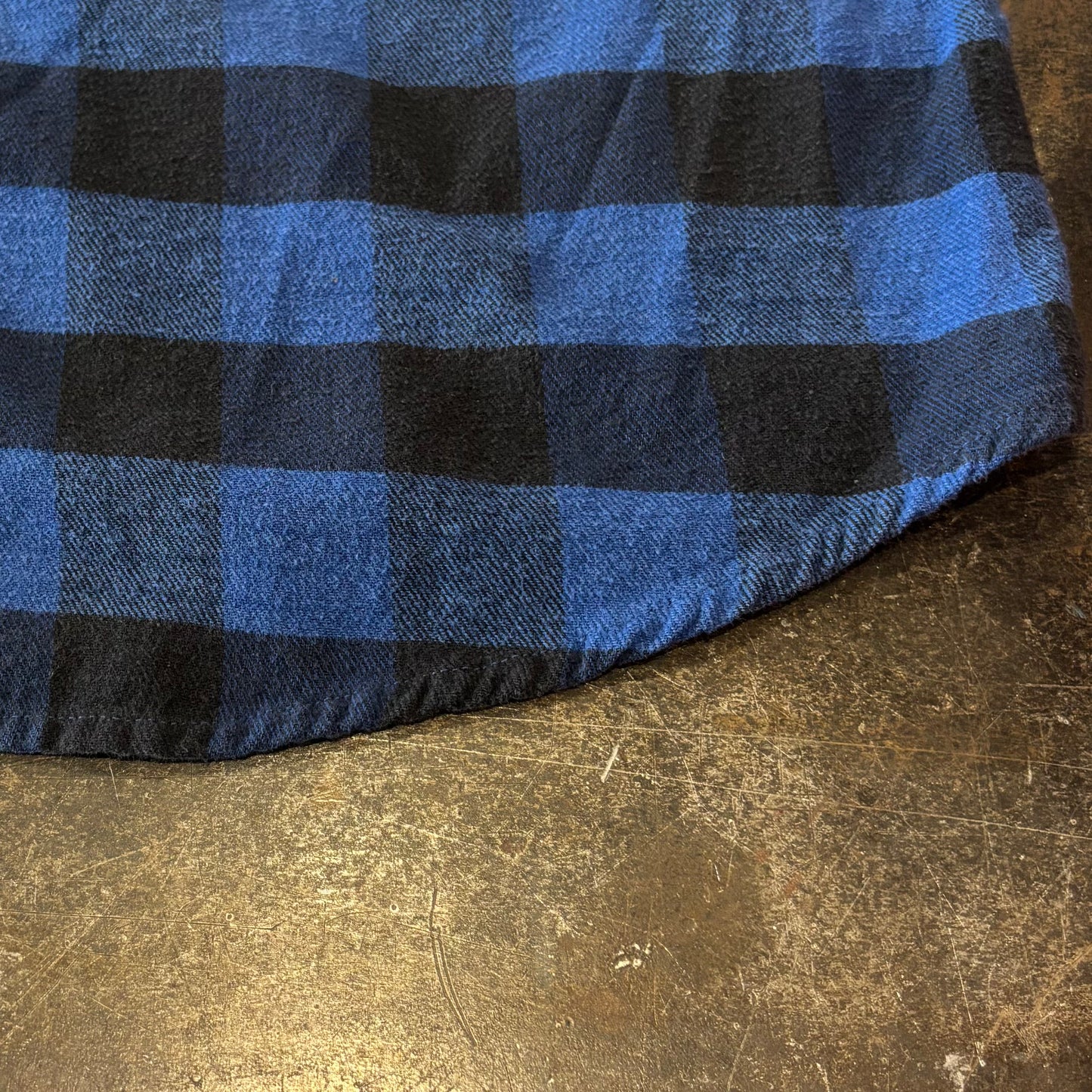 The Haband Tailgater バッファローチェック フランネルシャツ 青 (サイズ不明) /A8817SH-SO