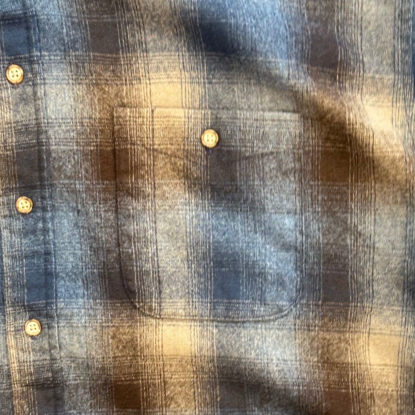 90’s PENDLETON ウールシャツ ブルー (XXL)/A5082SH-SO