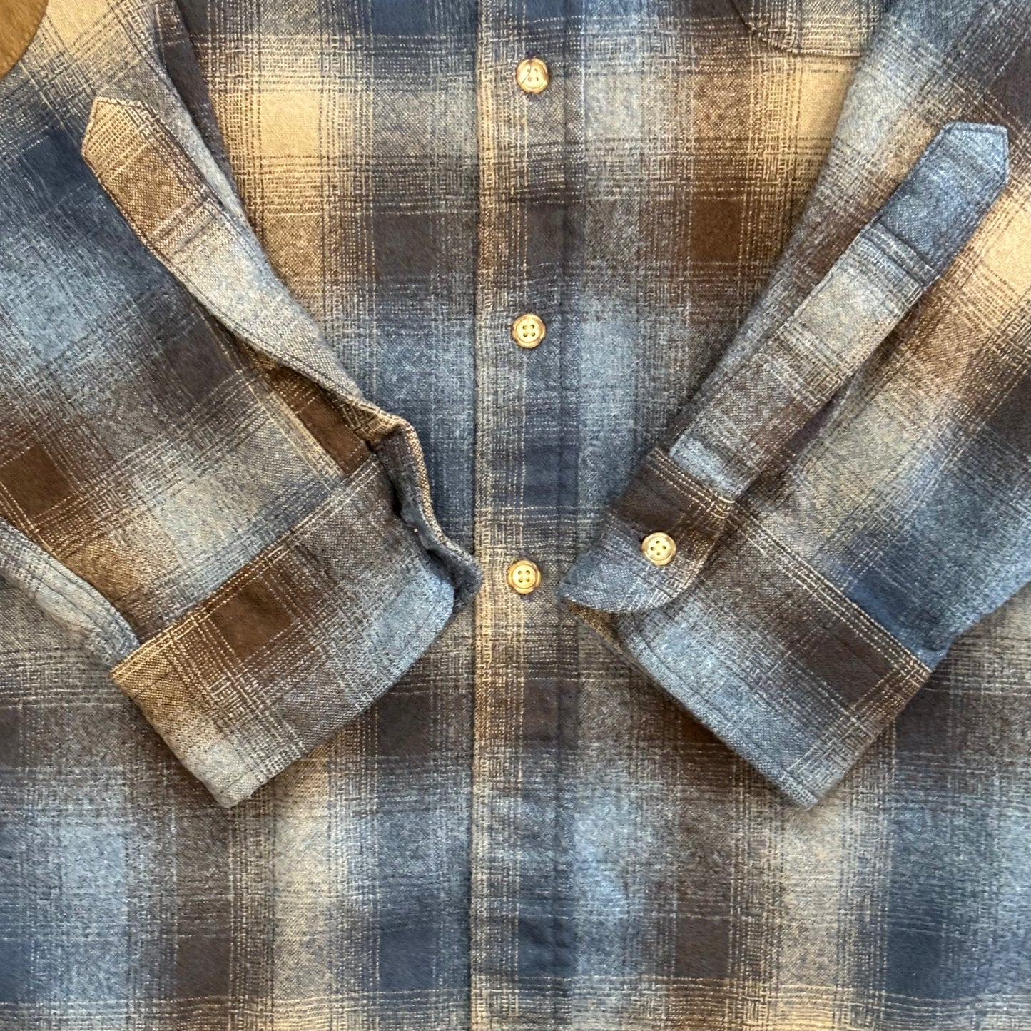 90’s PENDLETON ウールシャツ ブルー (XXL)/A5082SH-SO