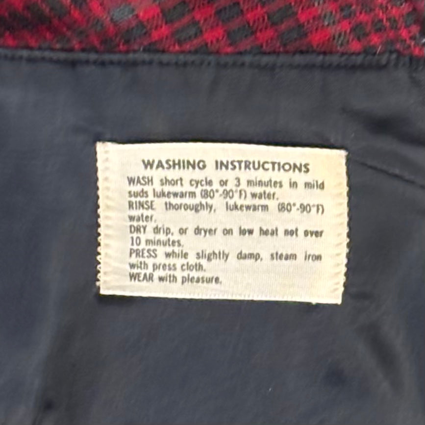 80’s PENDLETON ウールシャツ レッド (M)/A5553SH-SO