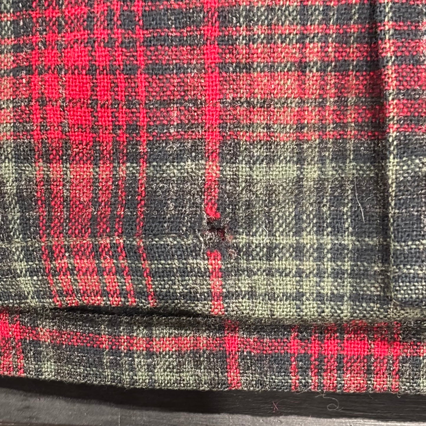 50’s PENDLETON ボードシャツ レッド ダークグリーン (S)/A5077SH-SO