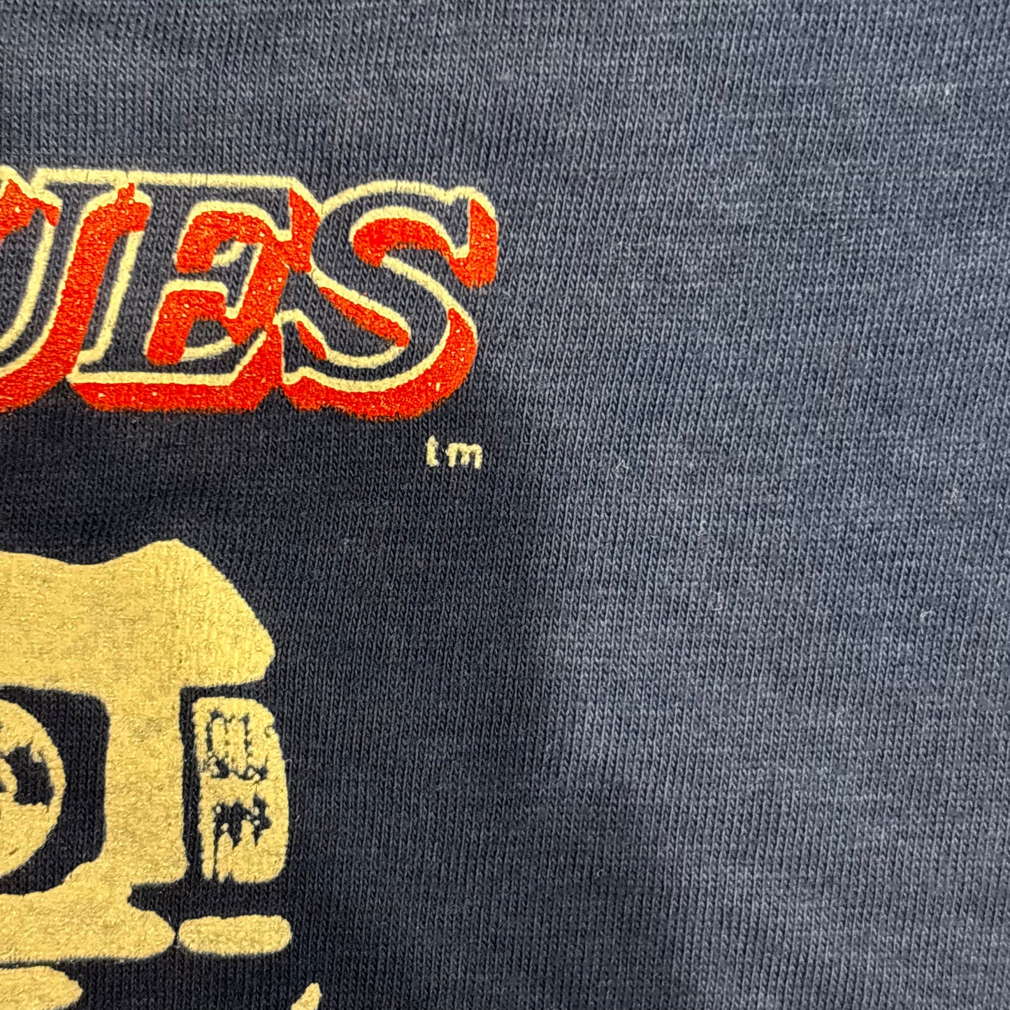 80's Hanes "HILL STREET BLUES" ドラマTシャツ 青 (L)/A7266T-SO