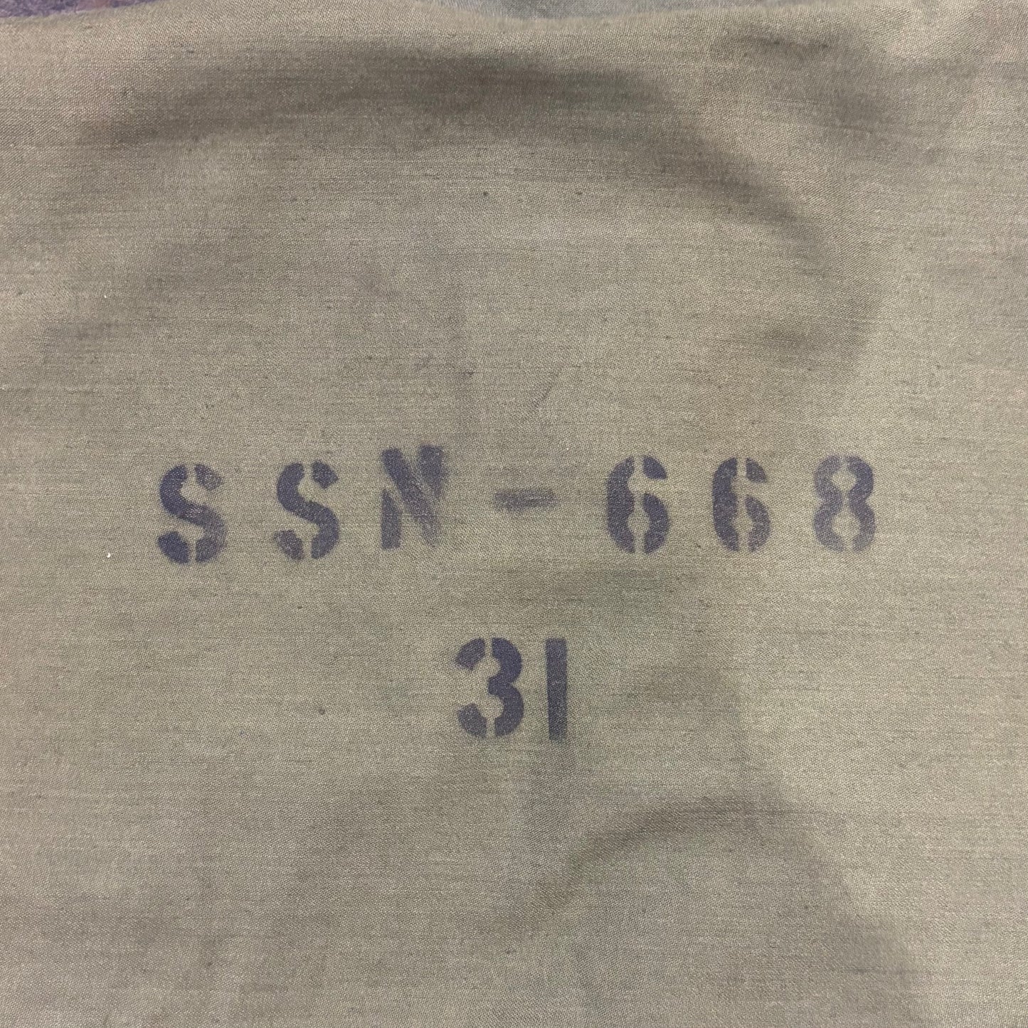 80's U.S.NAVY A2 デッキジャケット(L)/A6038J-SO