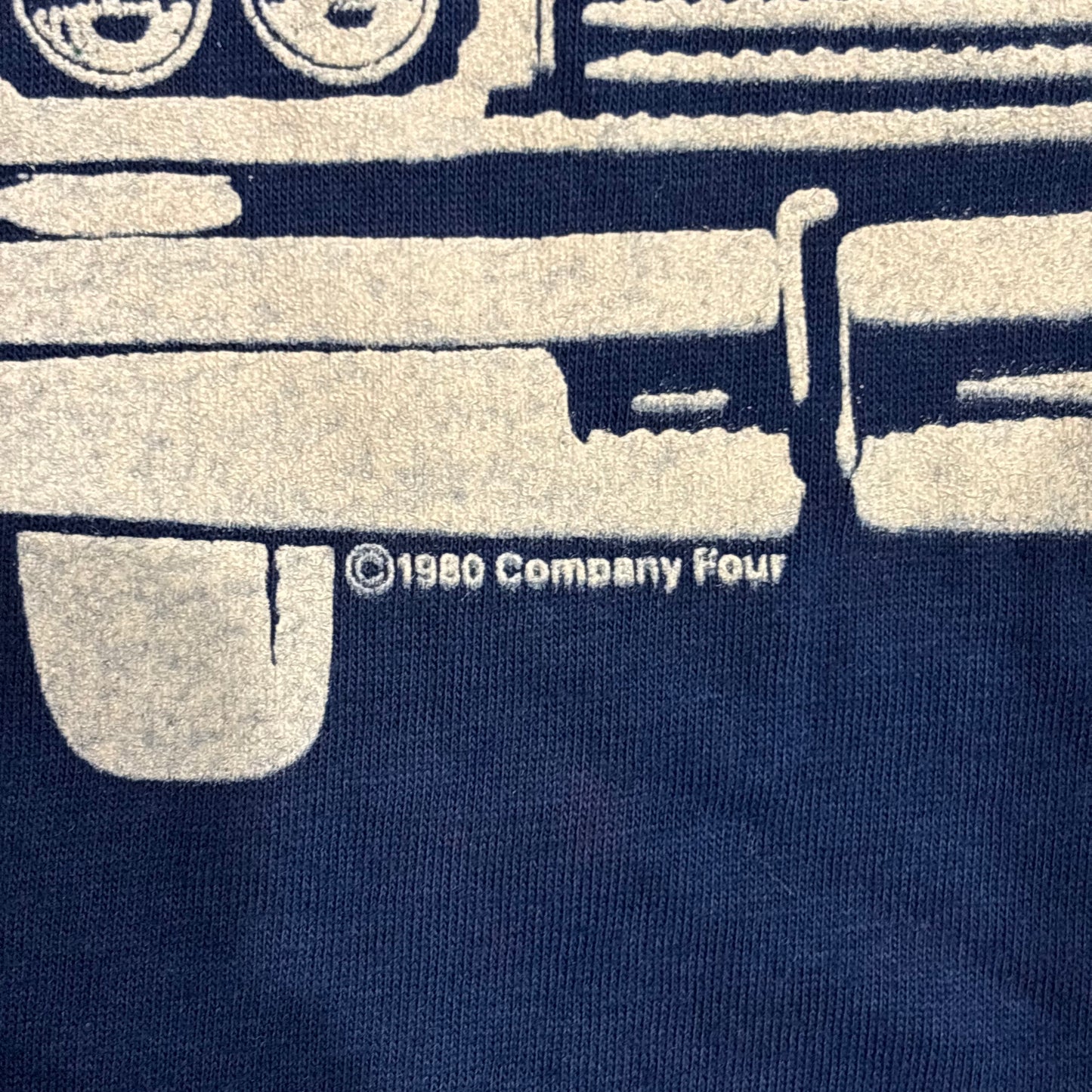 80's Hanes "HILL STREET BLUES" ドラマTシャツ 青 (L)/A7266T-SO