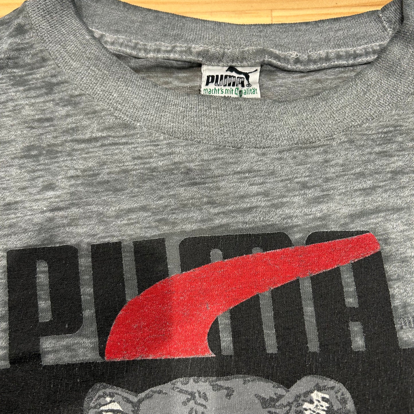 90's PUMA TIGER T-shirt (XL)/B2122T-SO