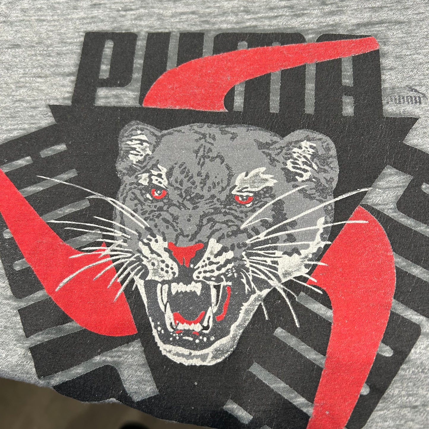 90's PUMA TIGER T-shirt (XL)/B2122T-SO