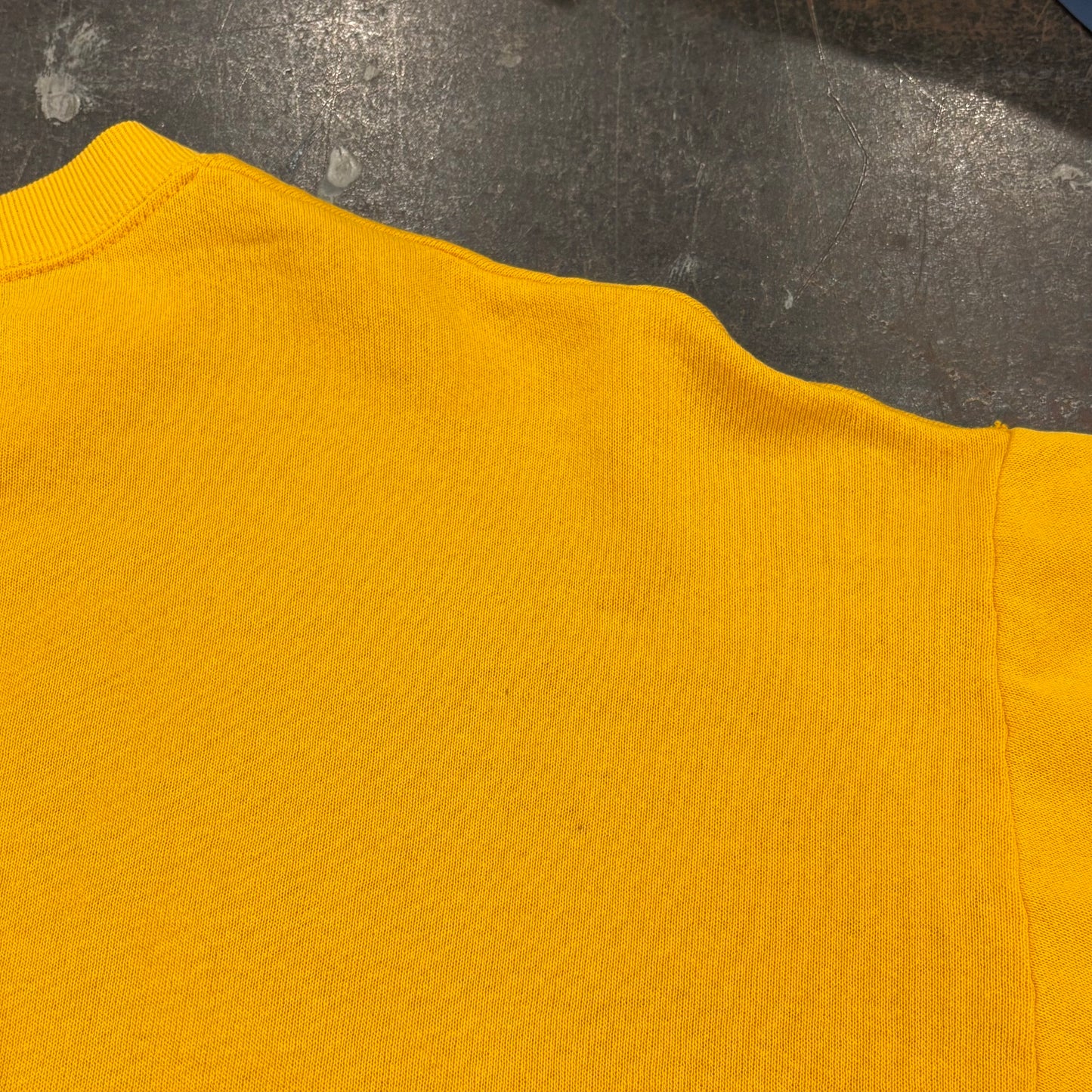 90's Disney ディズニー Winnie the Pooh くまのプーさん ピグレット スウェット イエロー (L) /C0135S-SO