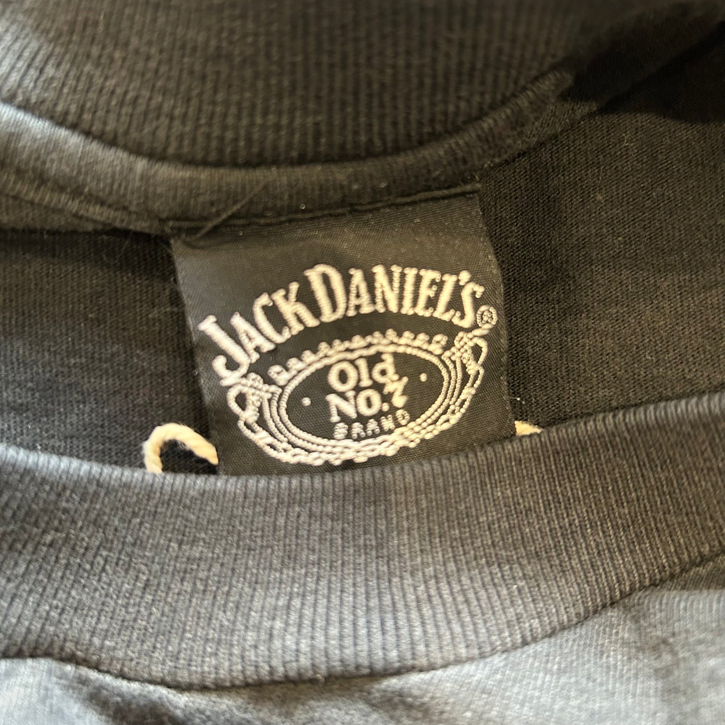 90's Jack Daniel's プリントTシャツ 企業T 黒(サイズ不明)/A6418T-SO