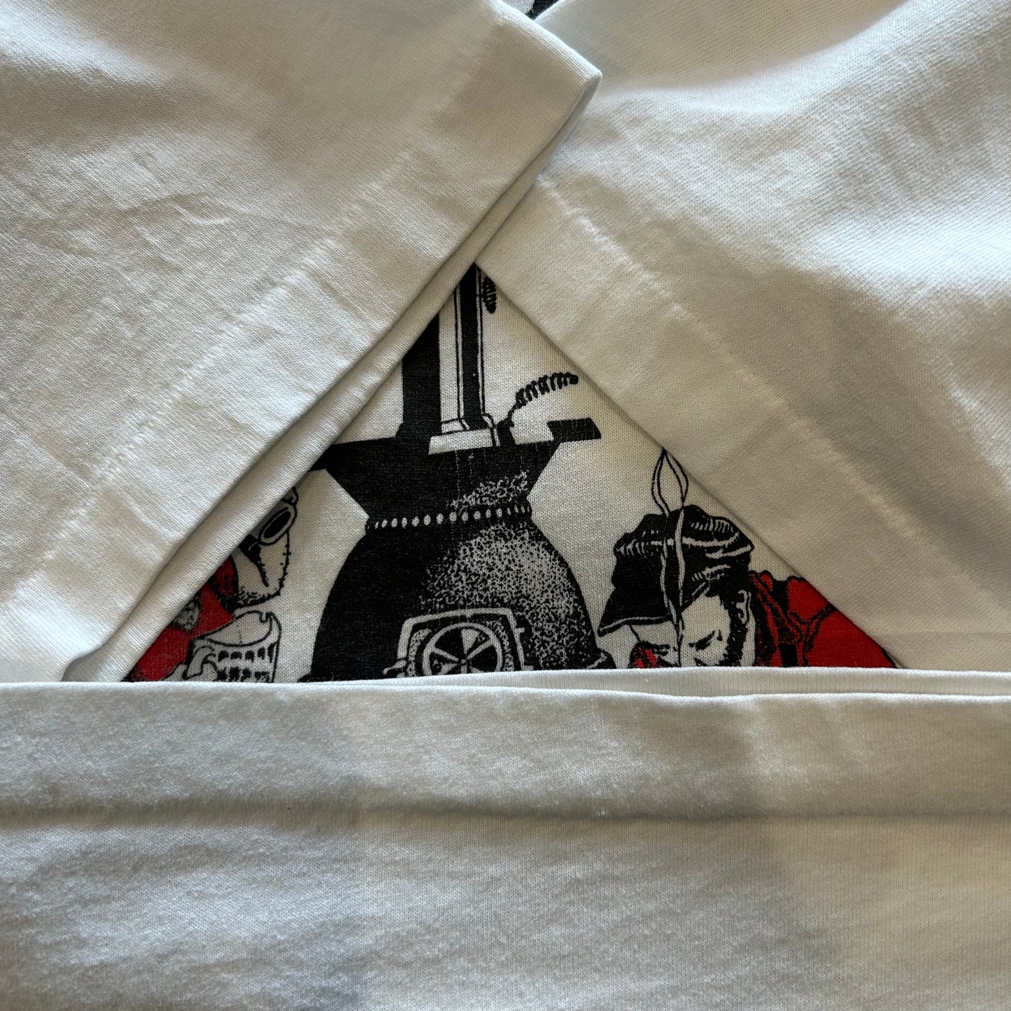 90's Fruit of The Loom Potbellies Are Back In Style Tシャツ 白(XL)/A6402T-SO