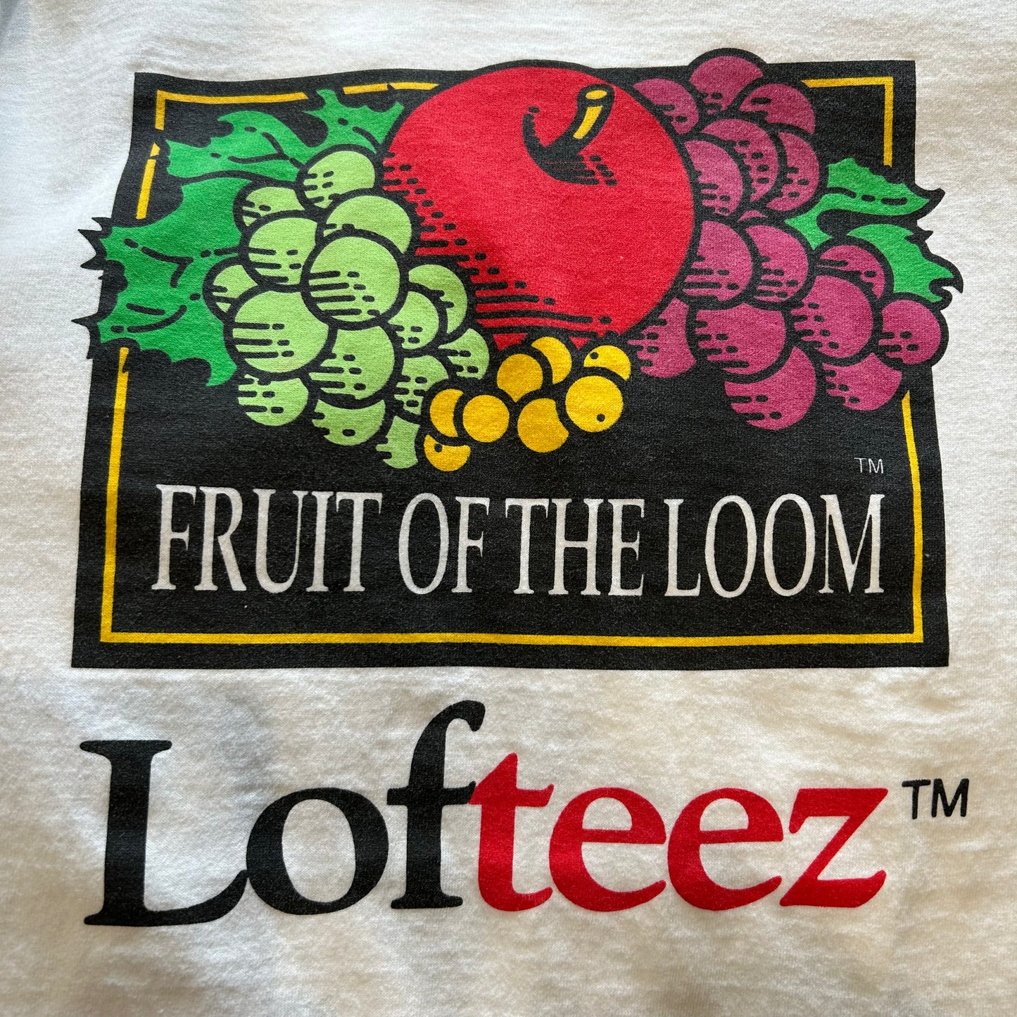 00's Fruit of The Loom Lofteez 企業Tシャツ 白(XL)/A6441T-SO