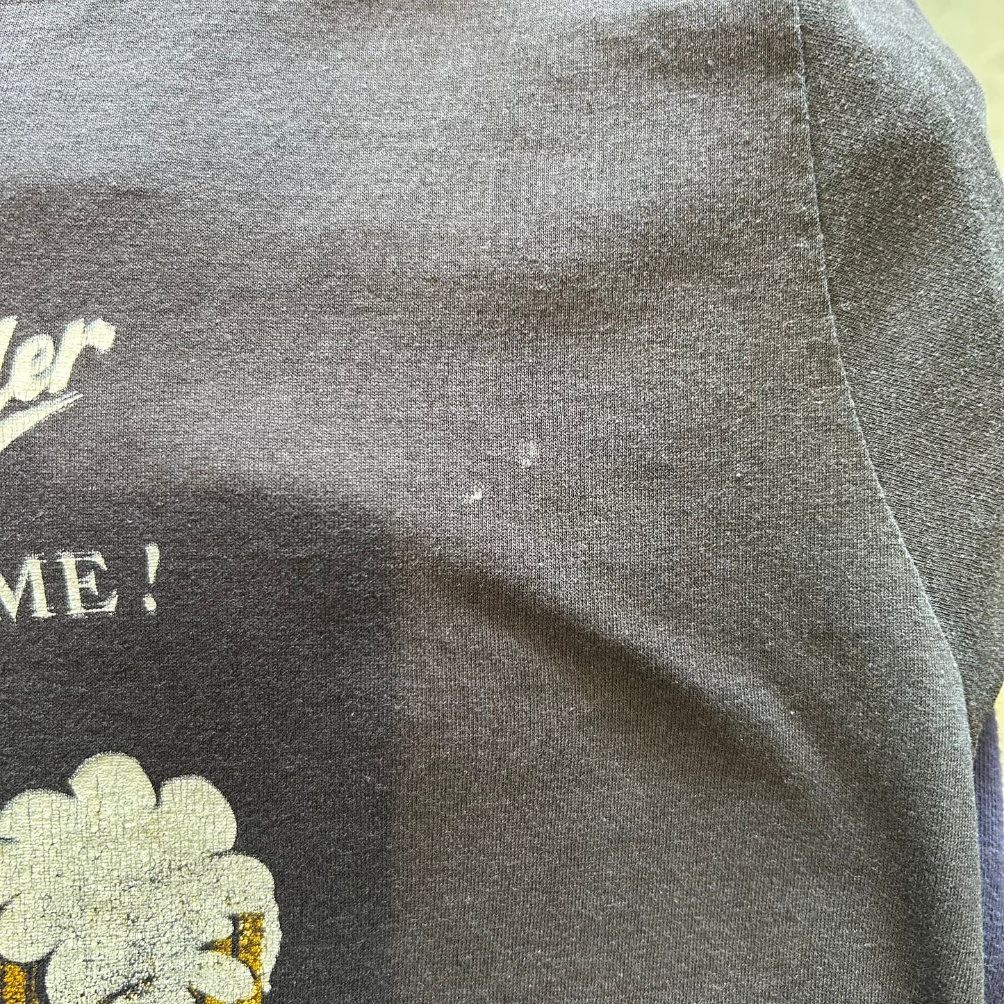 80's Miller ガーフィールド Tシャツ ビール企業Tシャツ 黒(サイズ不明)/A6391T-SO